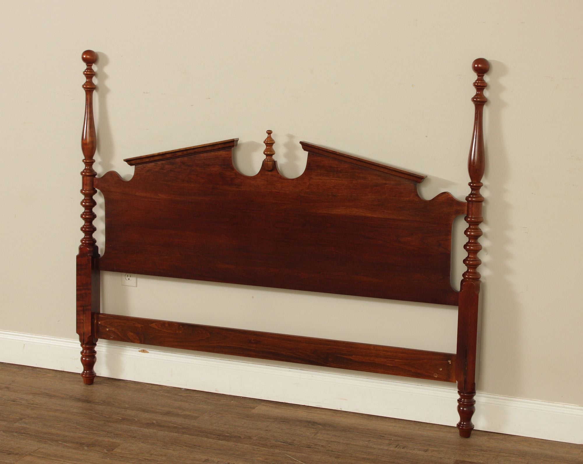 Chippendale Style Cherry Queen Poster Headboard