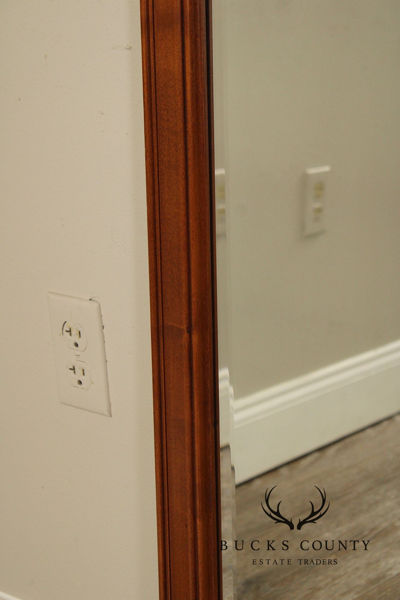 Lexington Traditional Cherry Frame Wall Mirror