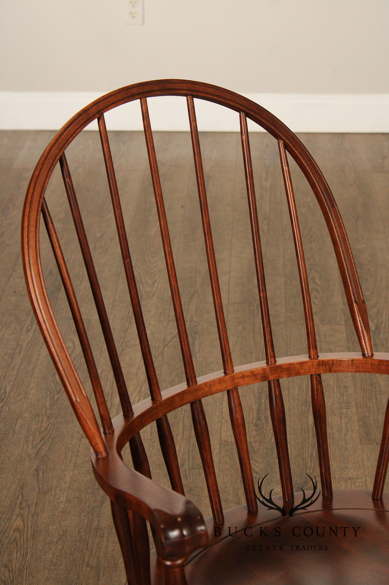 Nichols & Stone Pair of Maple  Windsor Armchairs