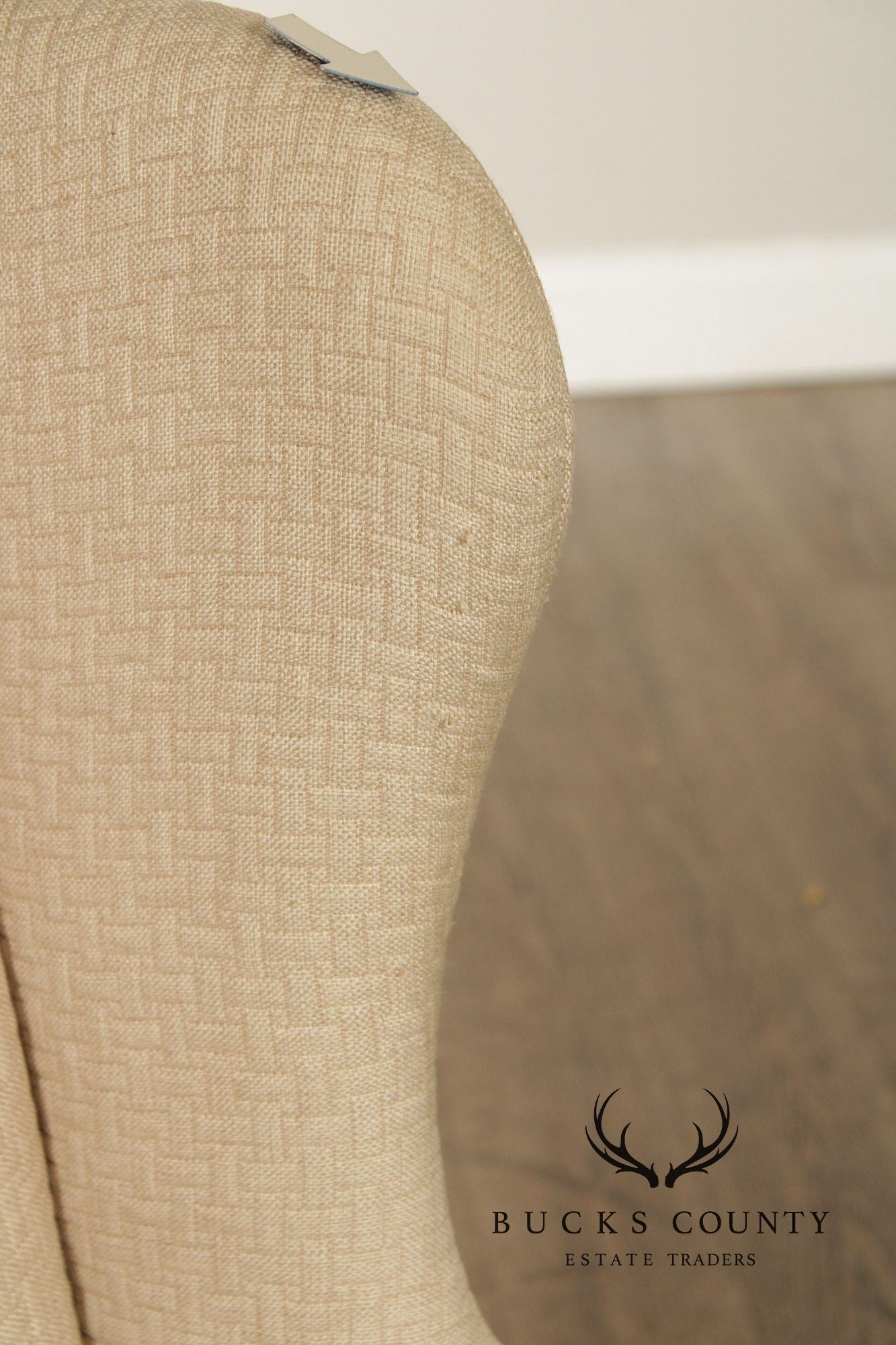 Queen Anne Style Pair of Mahogany Wing Chairs