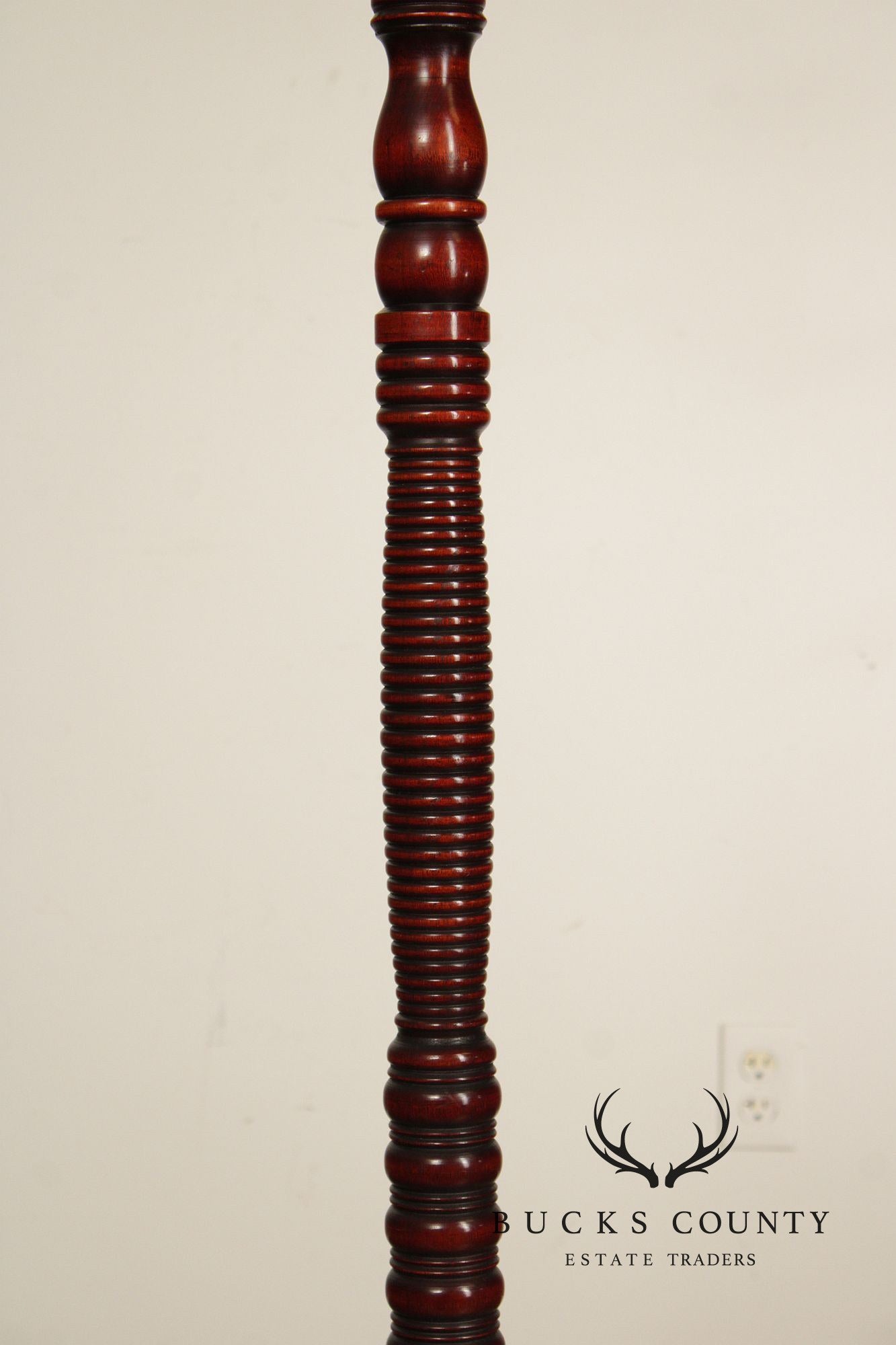 Antique Victorian Mahogany Carved  Hoof-Foot Coat Rack