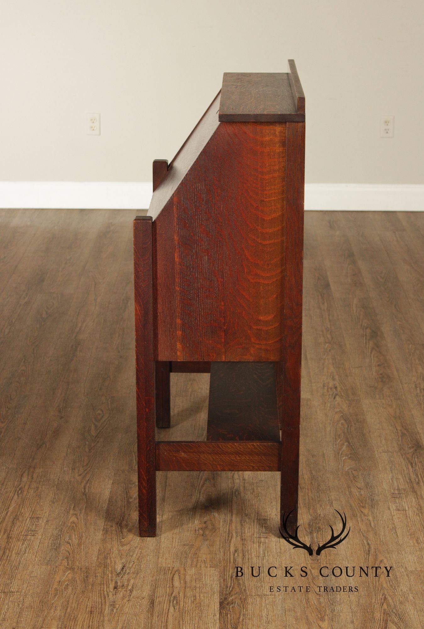 Lifetime Antique Mission Oak Drop Front Secretary Desk