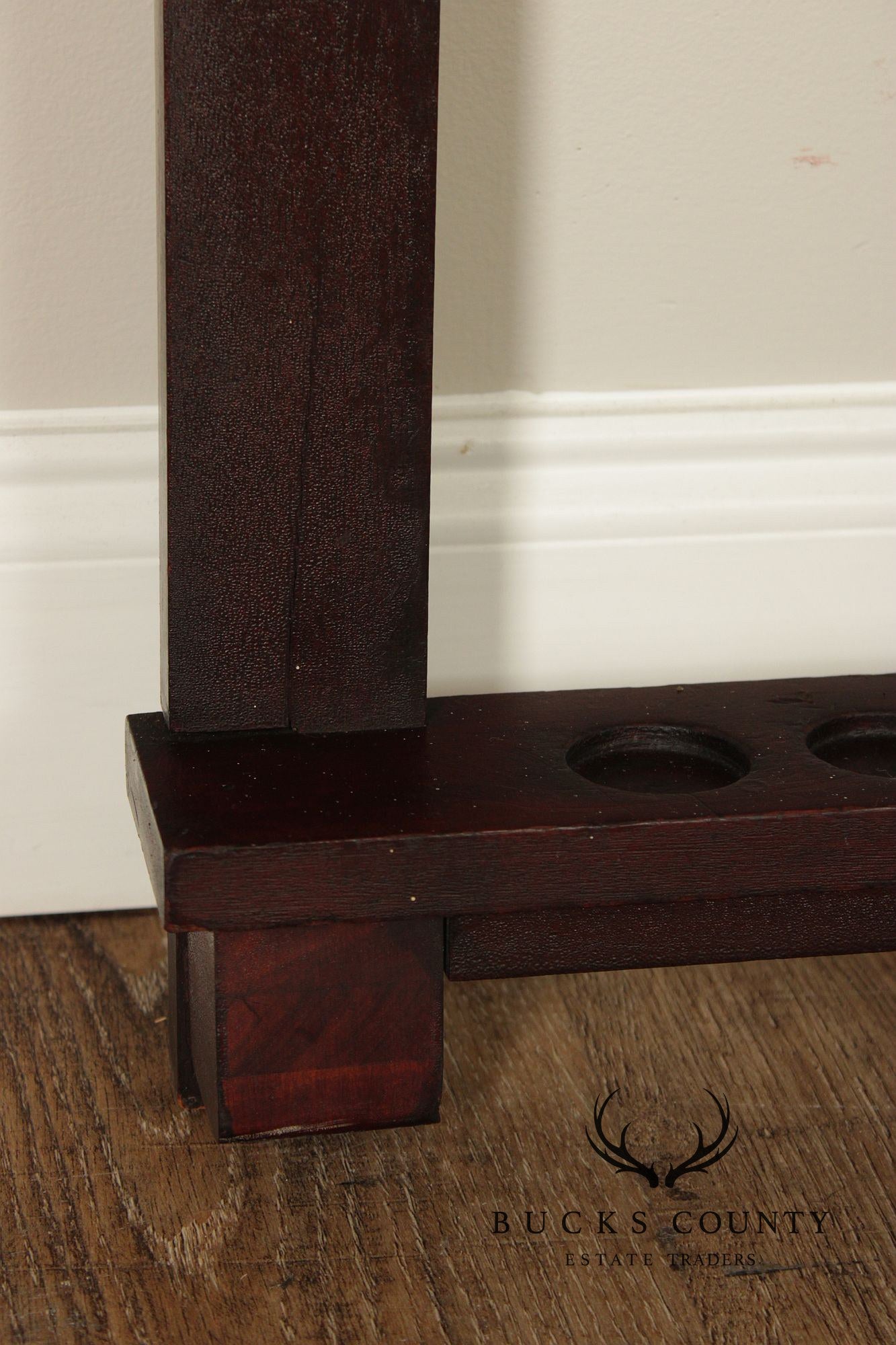 Antique Brunswick Balke Collender Company Billiards Cue Rack