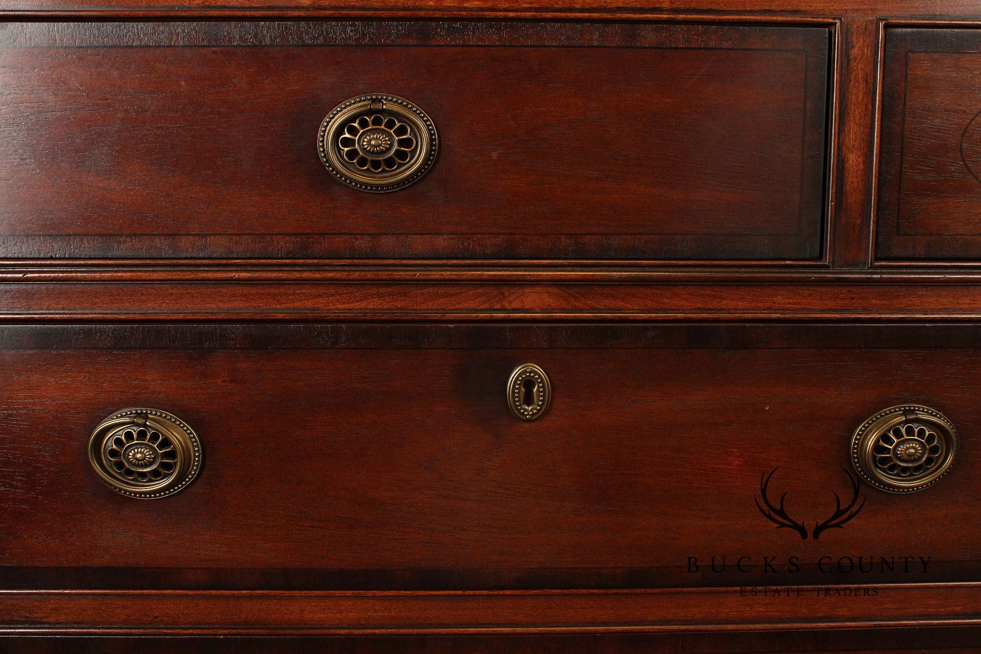 Henredon Georgian Style Mahogany Double Chest