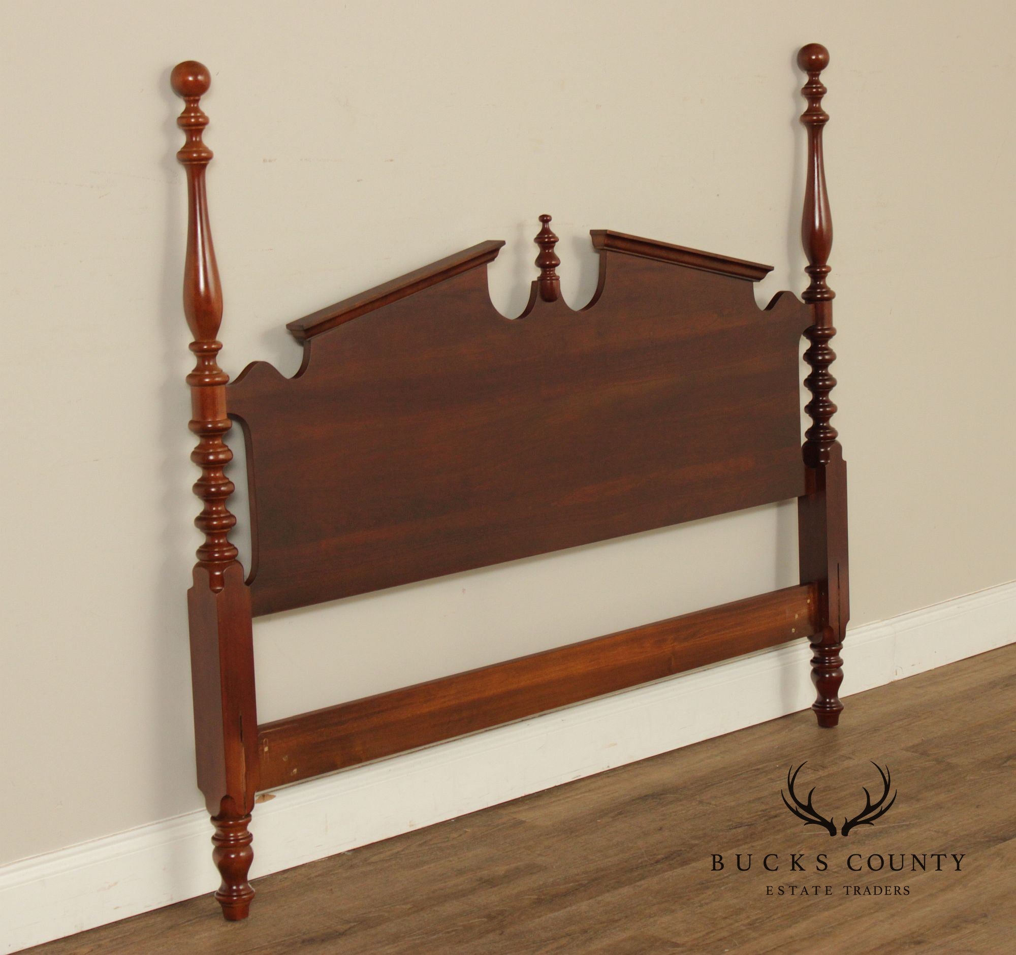 Chippendale Style Cherry Queen Poster Headboard