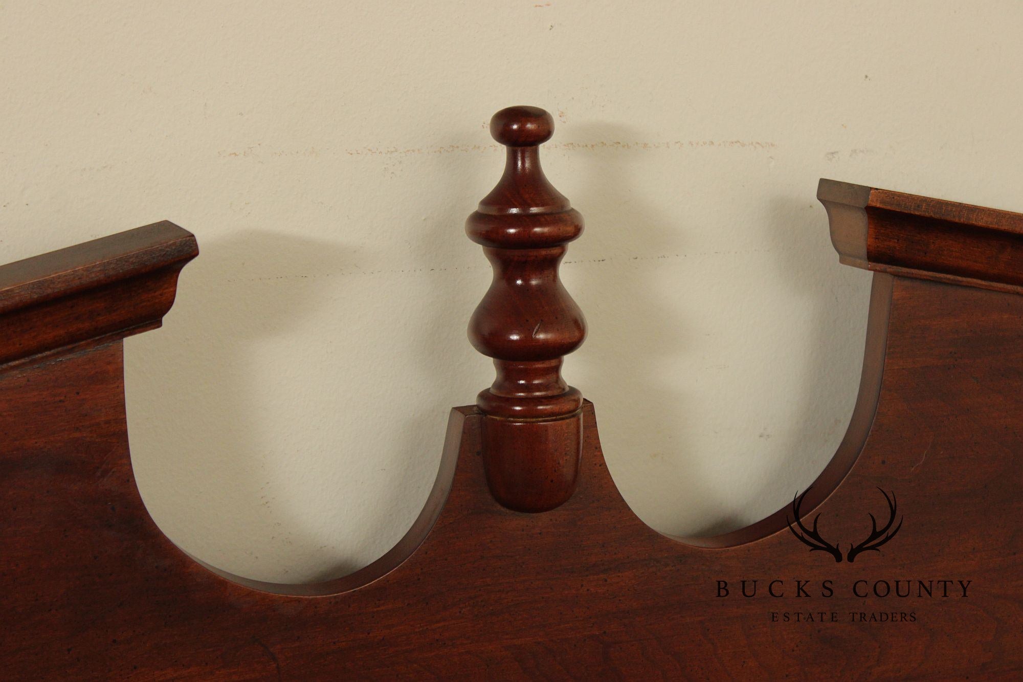 Chippendale Style Cherry Queen Poster Headboard