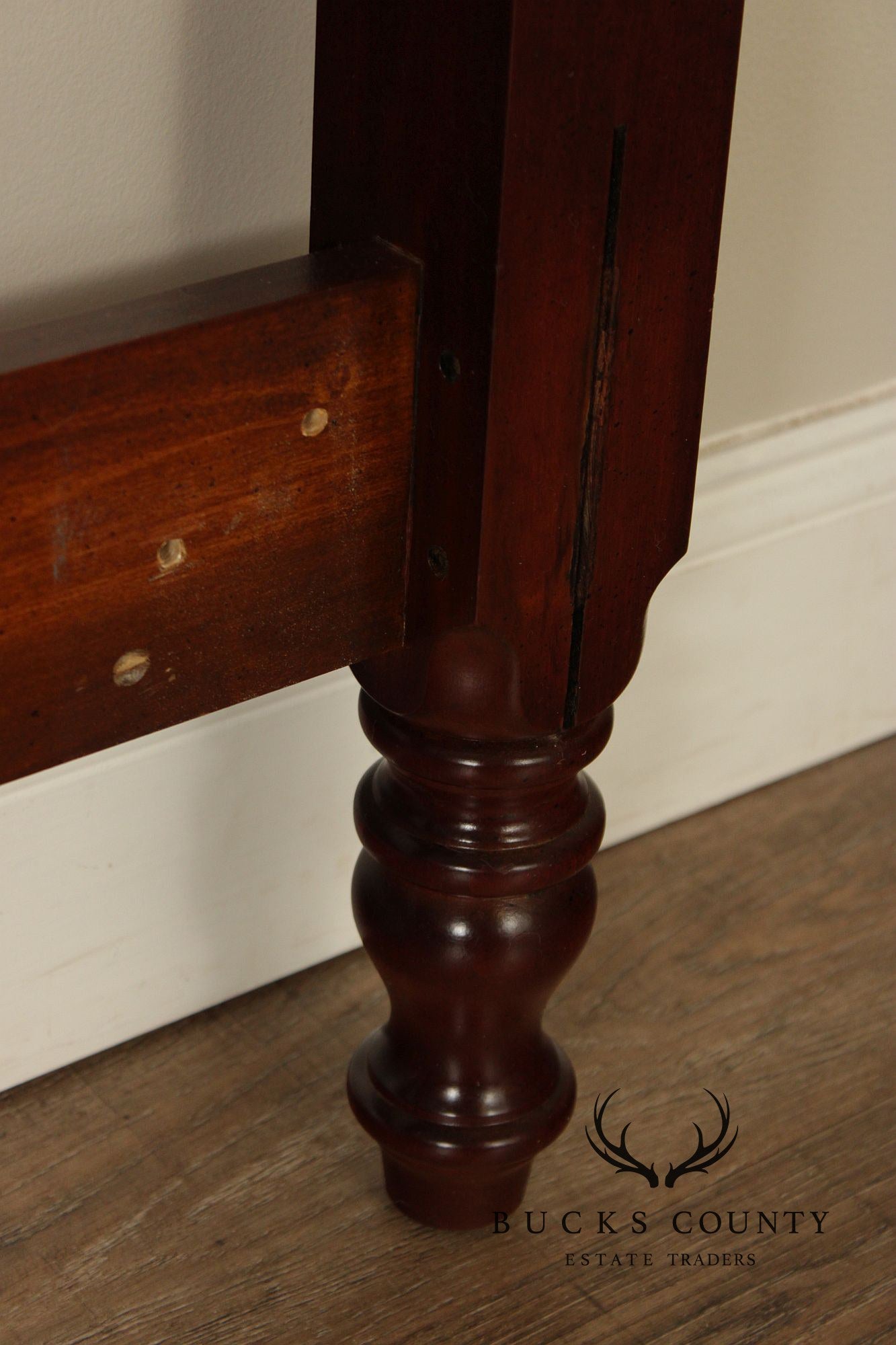 Chippendale Style Cherry Queen Poster Headboard