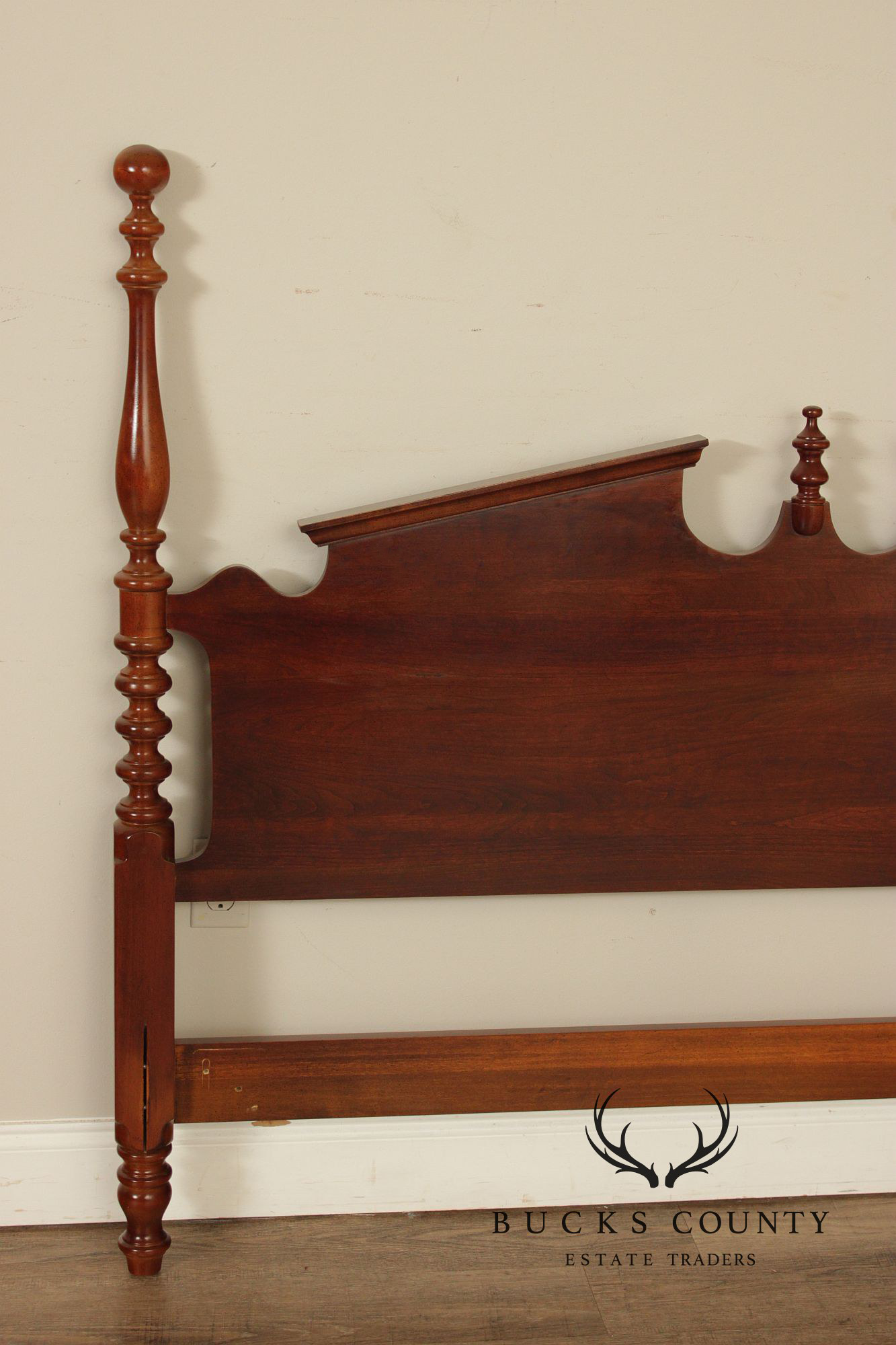 Chippendale Style Cherry Queen Poster Headboard