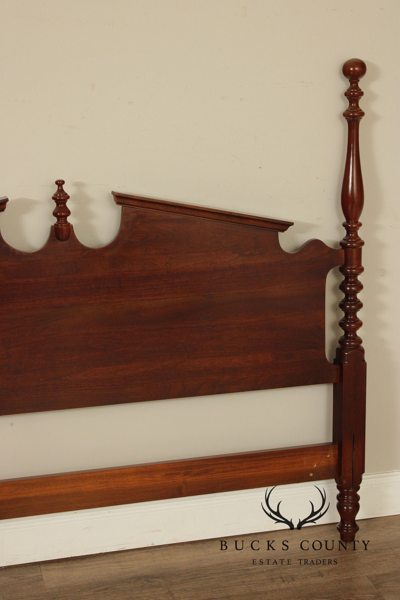 Chippendale Style Cherry Queen Poster Headboard