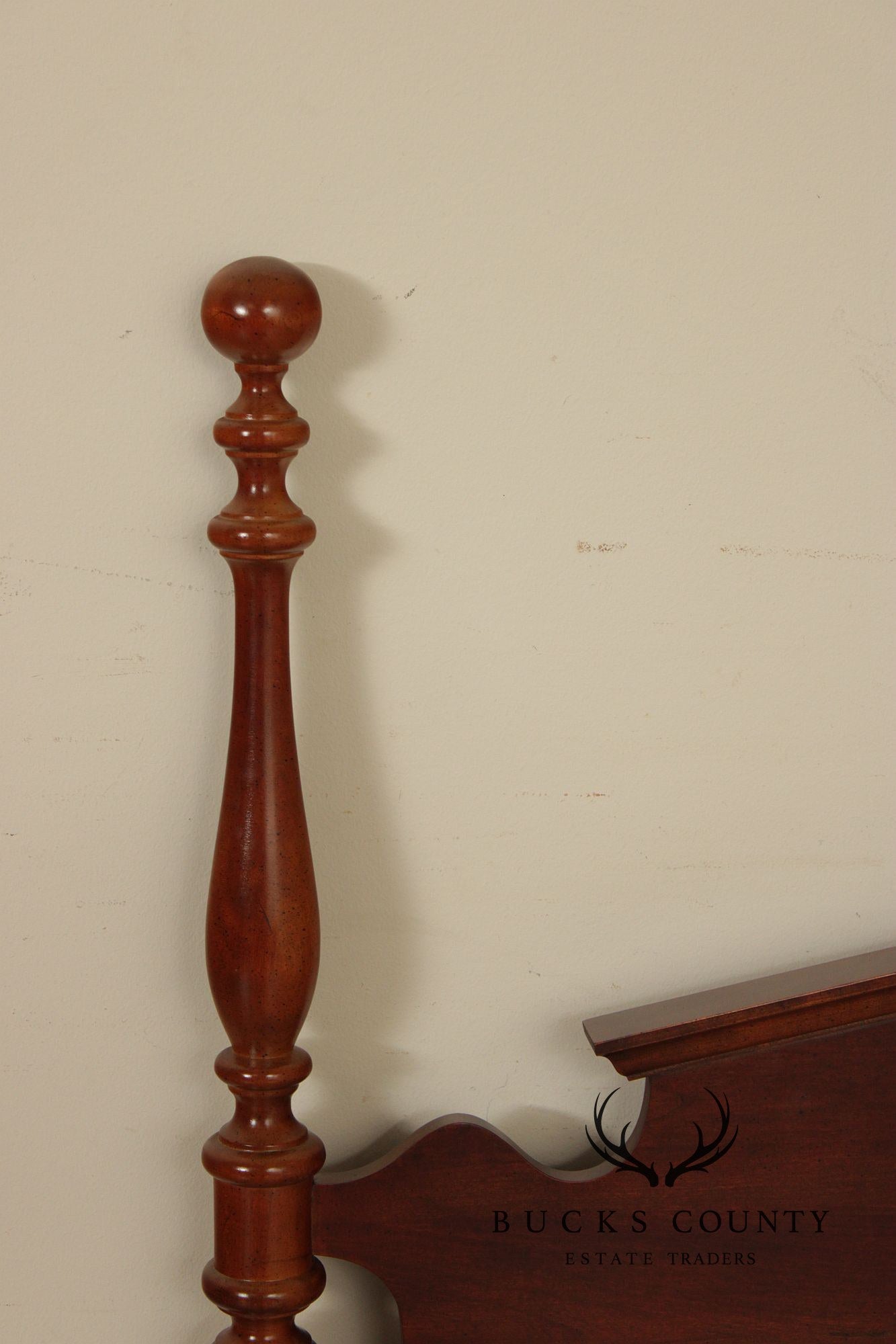Chippendale Style Cherry Queen Poster Headboard