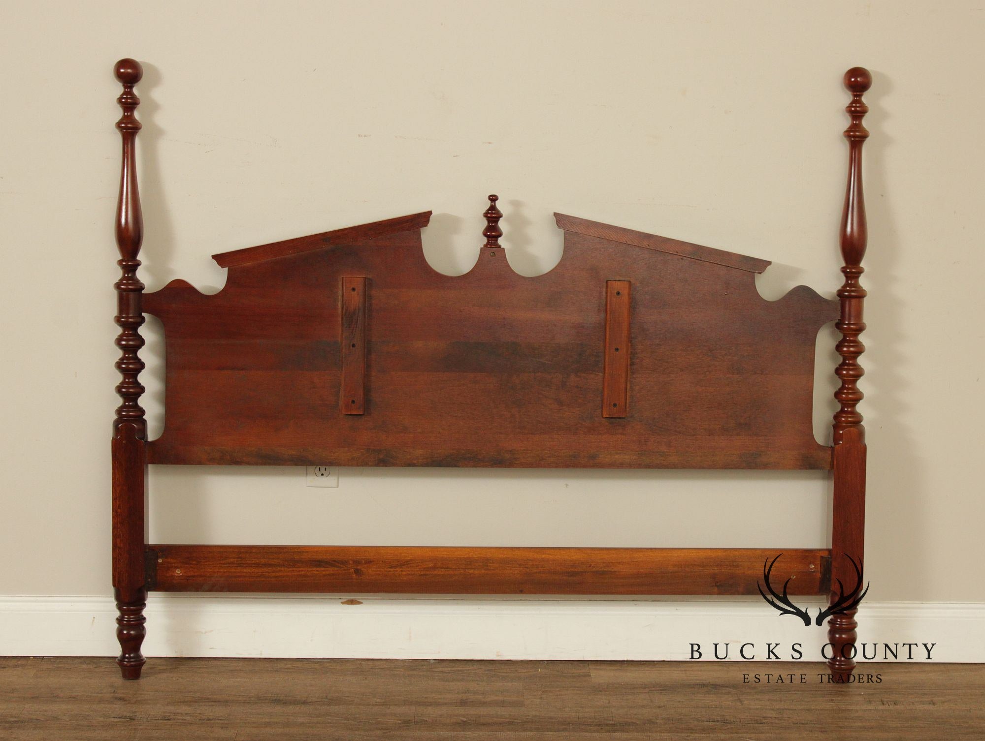 Chippendale Style Cherry Queen Poster Headboard