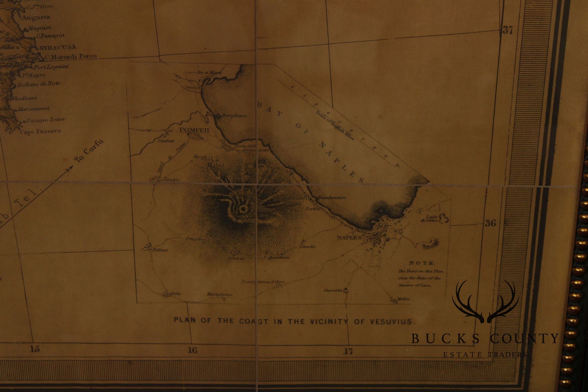 Monumental Stanford's Map of Italy