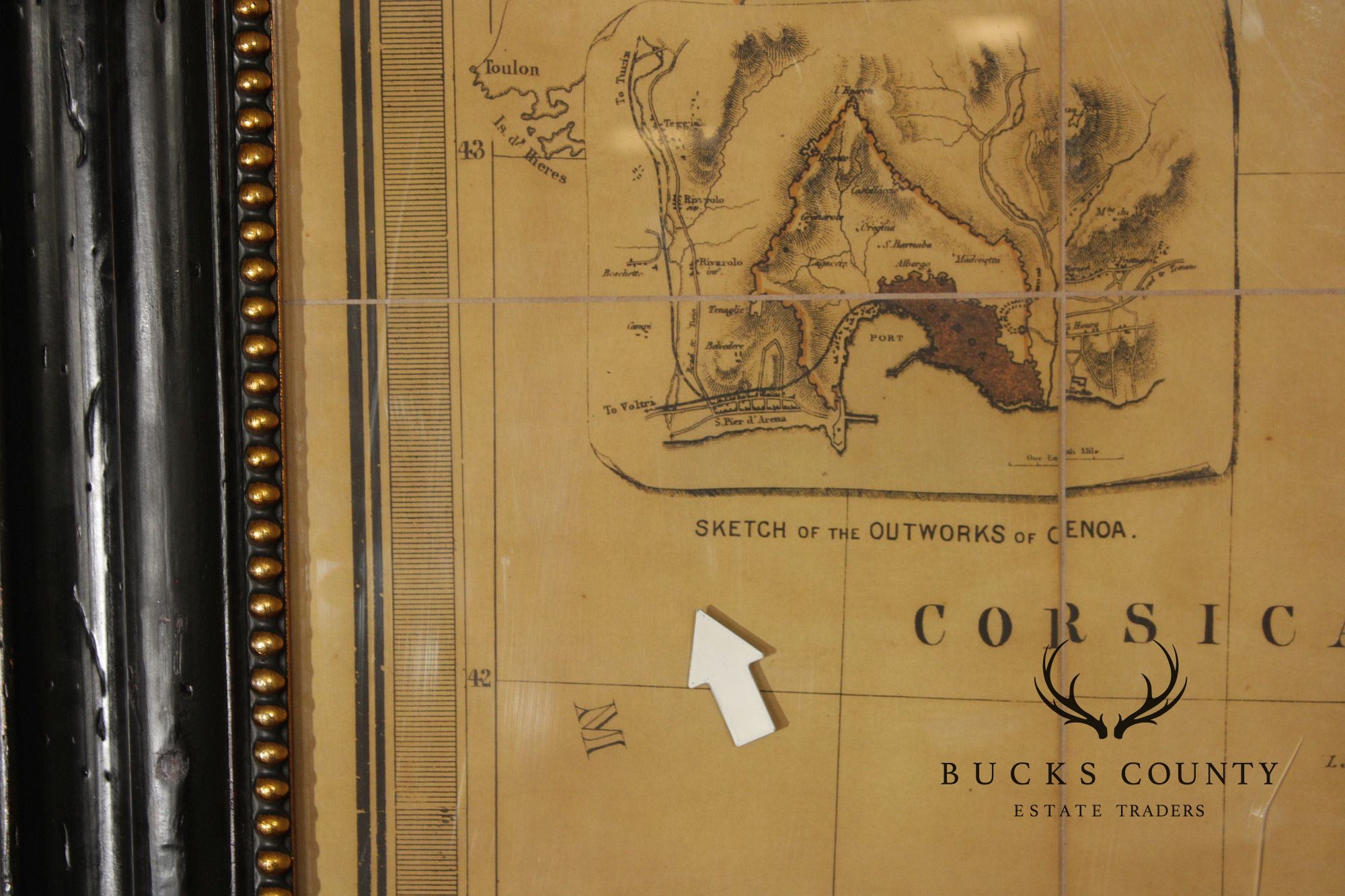 Monumental Stanford's Map of Italy