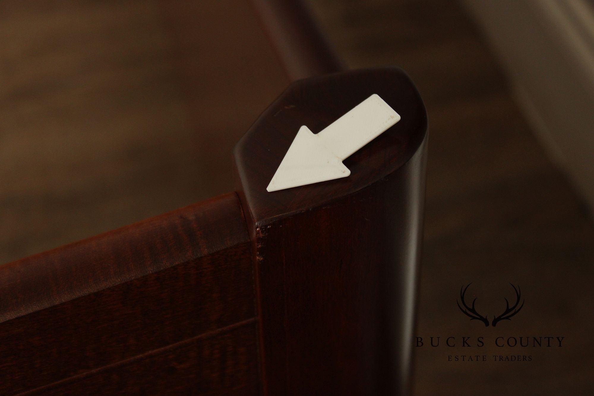 Durham Furniture Handcrafted Louis Philip Style Queen Cherry Sleigh Bed