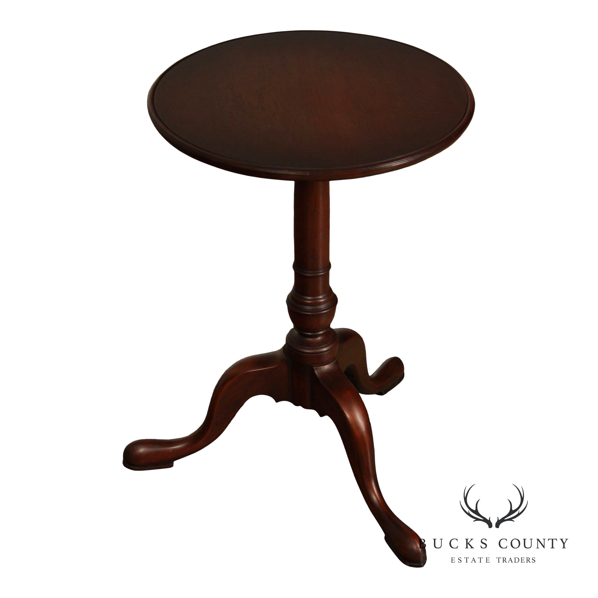 Robert Whitley Queen Anne Style Cherry Candle Stand
