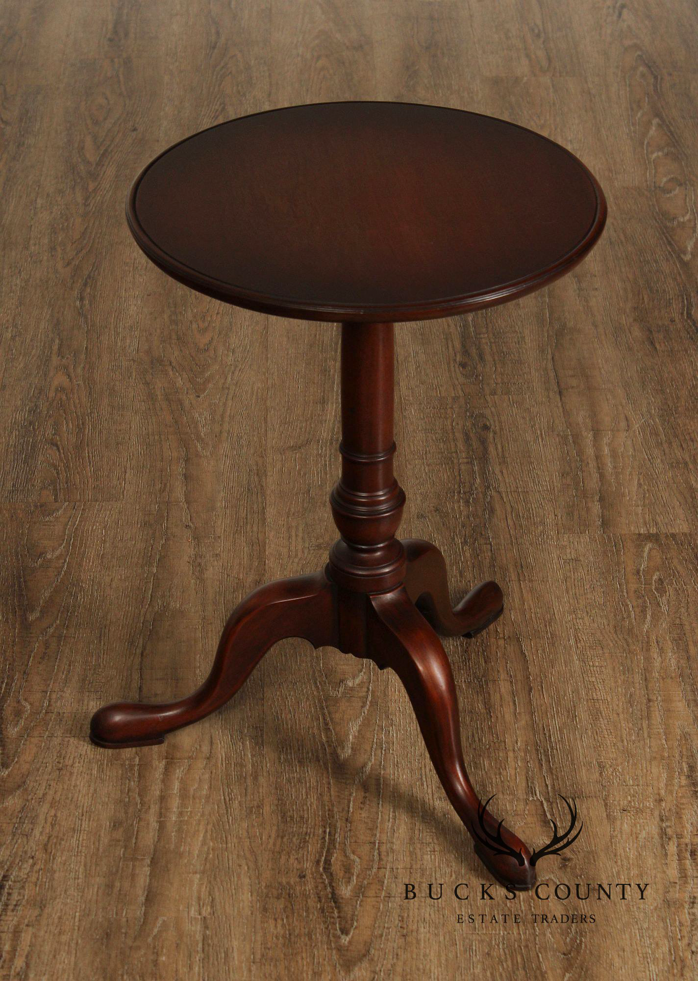 Robert Whitley Queen Anne Style Cherry Candle Stand