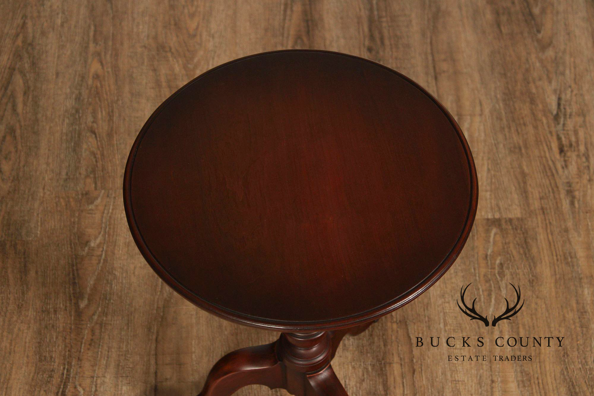 Robert Whitley Queen Anne Style Cherry Candle Stand