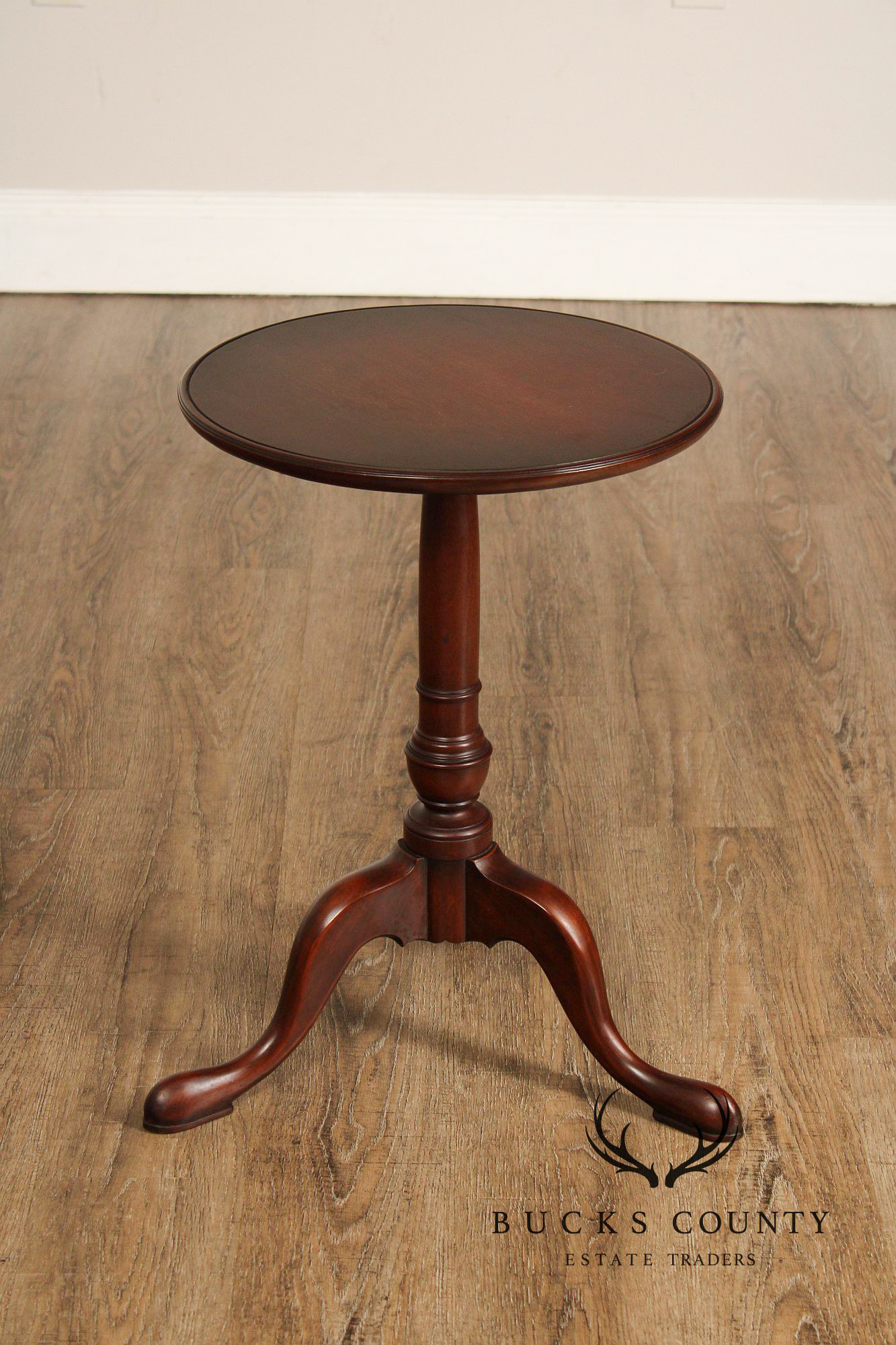 Robert Whitley Queen Anne Style Cherry Candle Stand