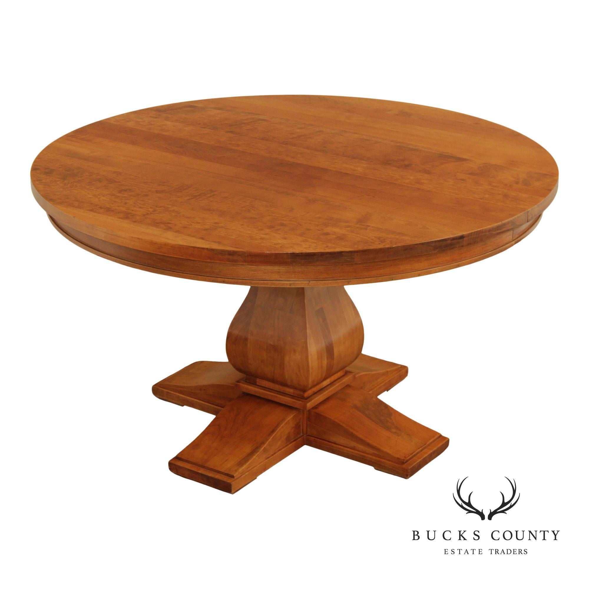Rustic European Style 54 Inch Round Dining Table
