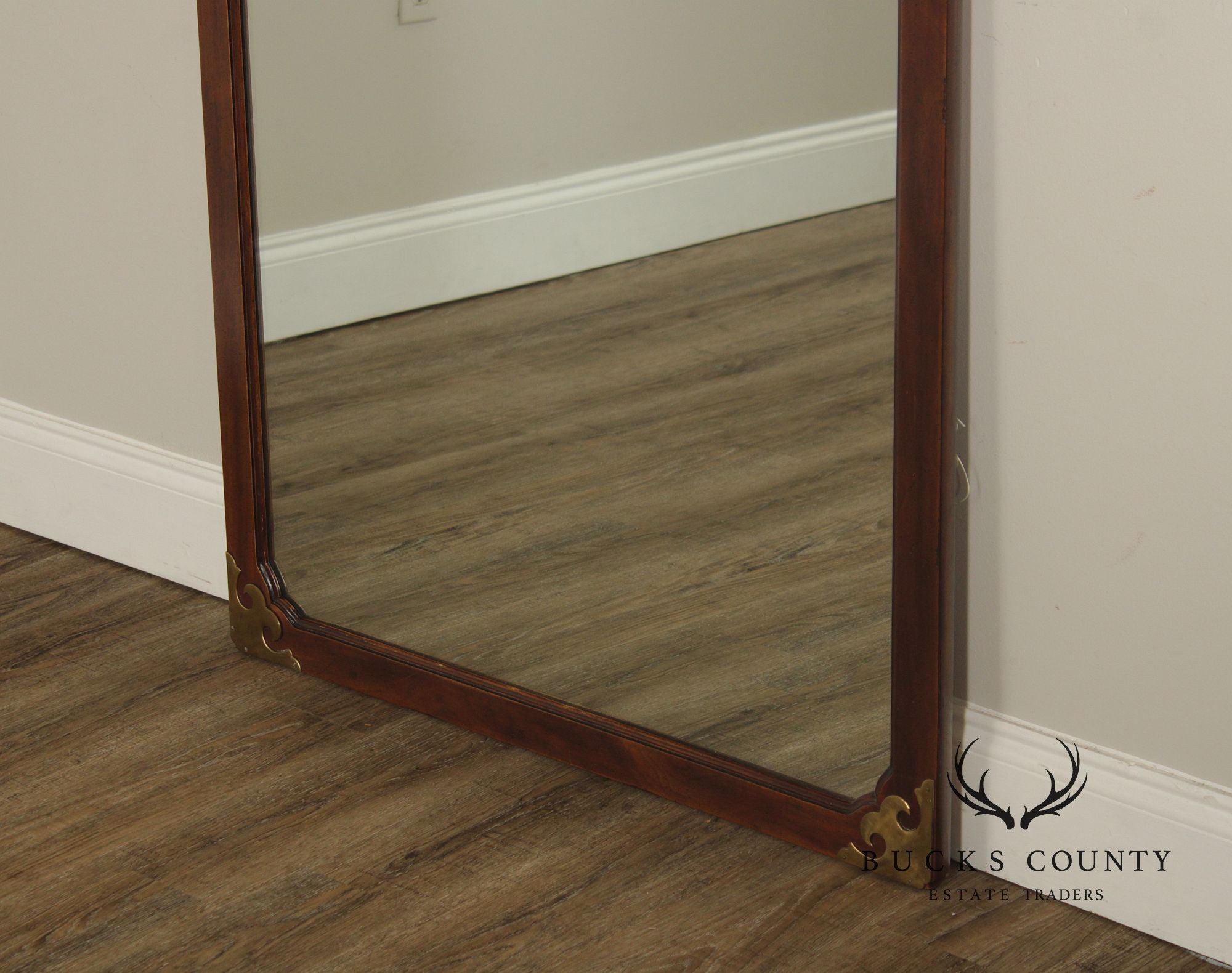 Henredon Chinoiserie Mahogany Wall Mirror