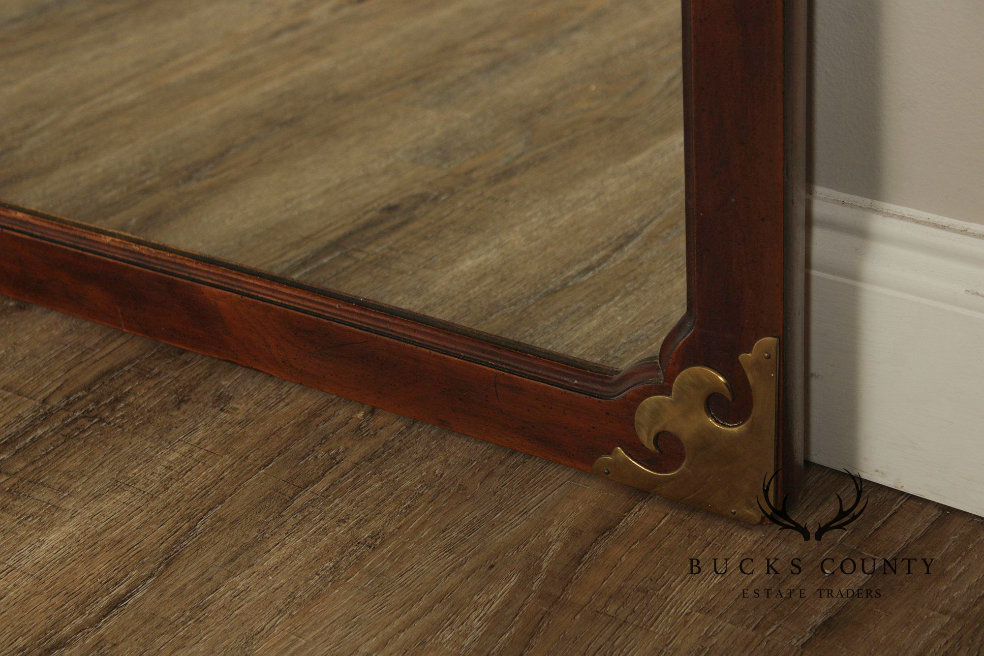 Henredon Chinoiserie Mahogany Wall Mirror