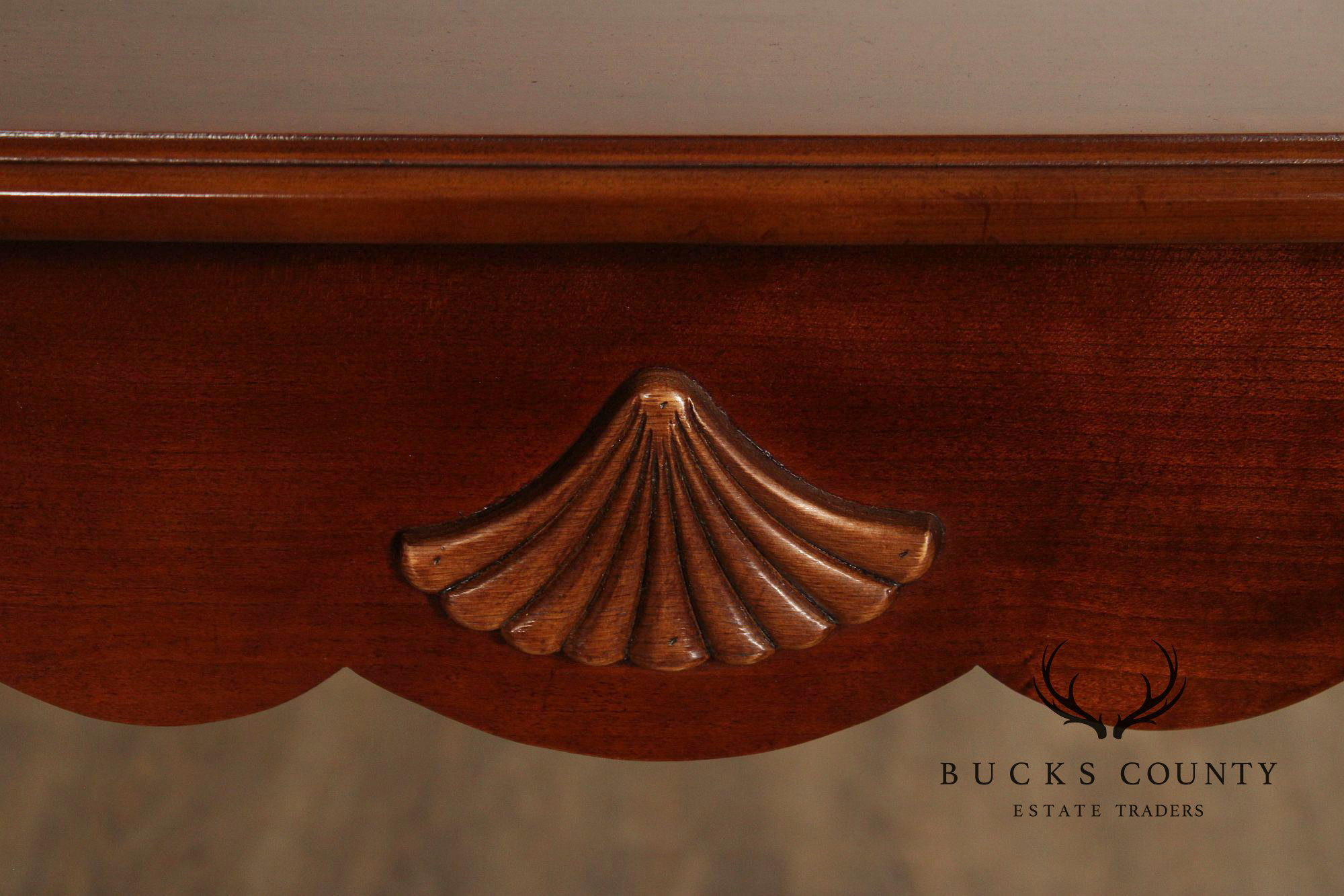 Lane Chippendale Style Cherry Console Table