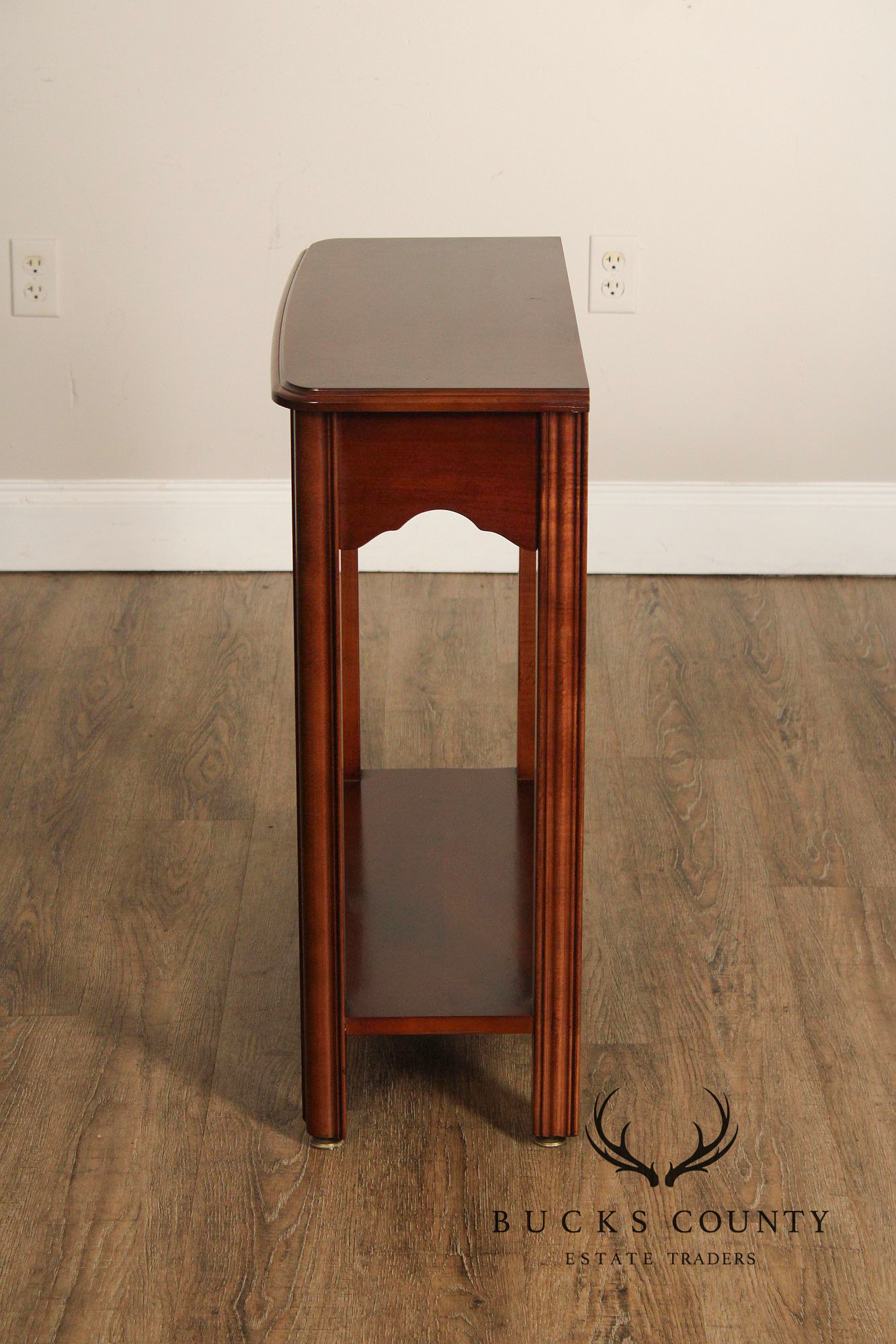 Lane Chippendale Style Cherry Console Table