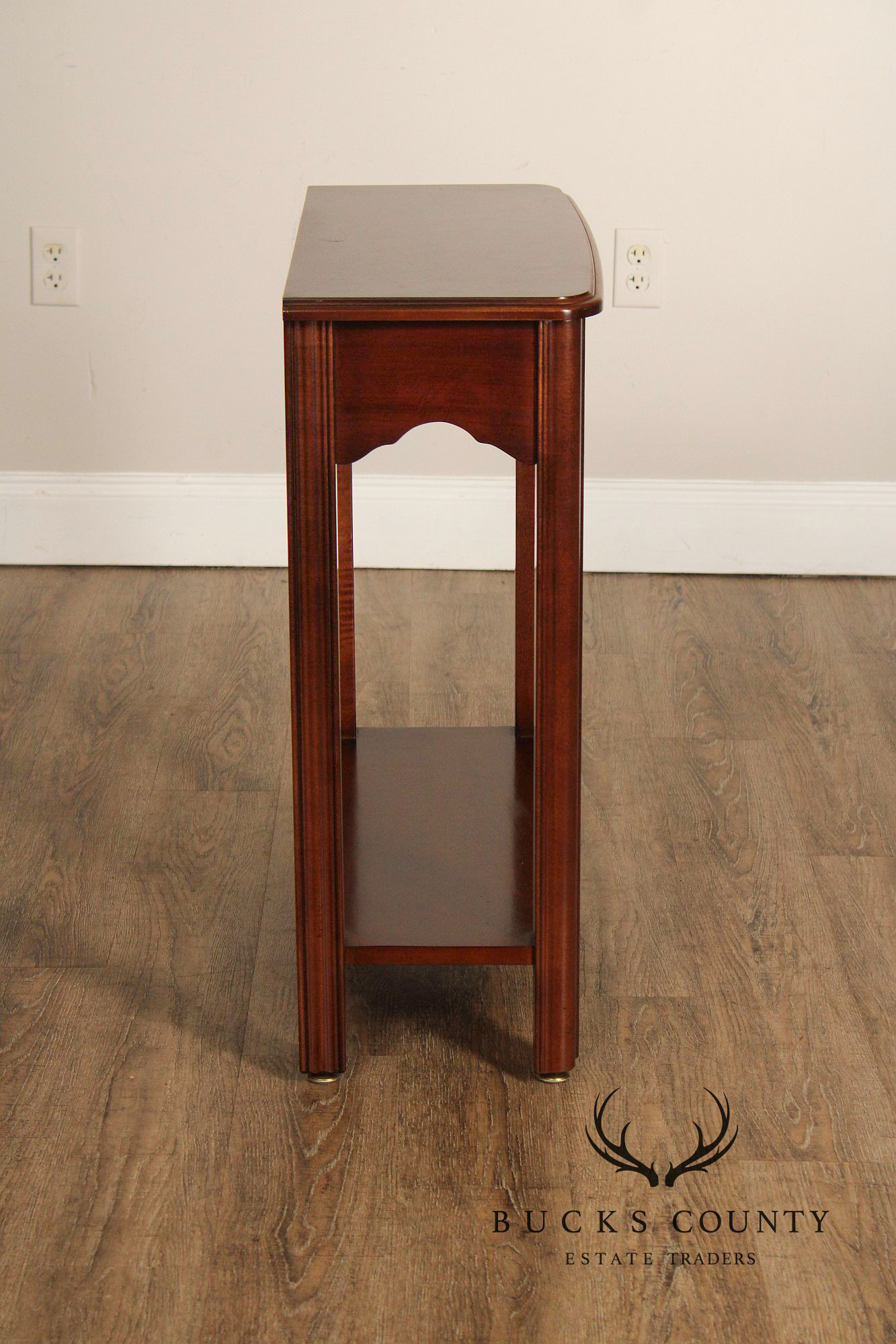 Lane Chippendale Style Cherry Console Table
