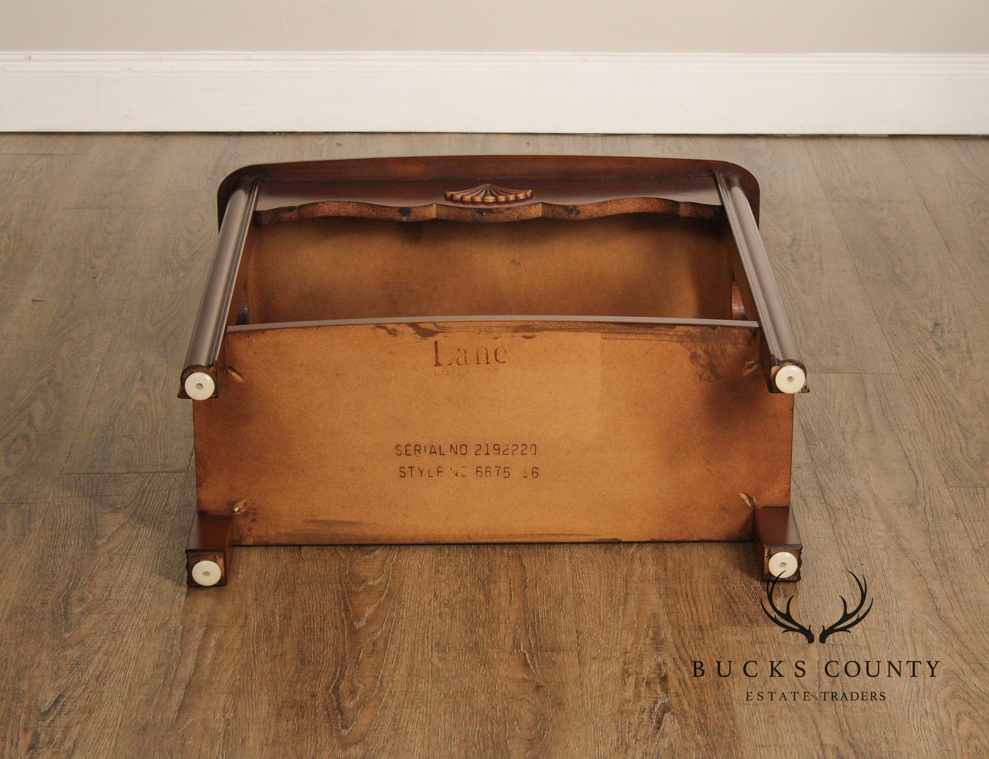 Lane Chippendale Style Cherry Console Table