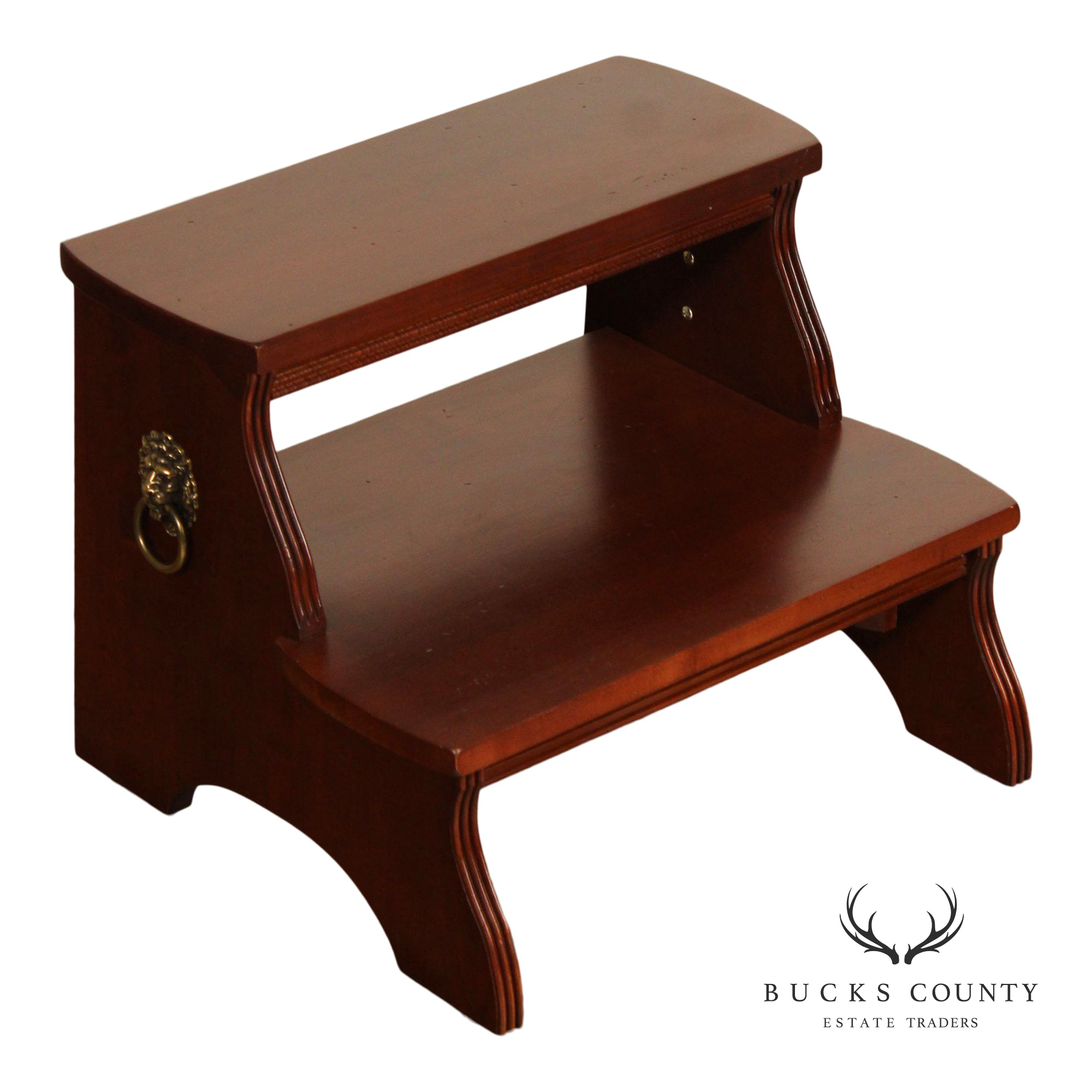 Ethan Allen Regency Style Cherry Bed Steps