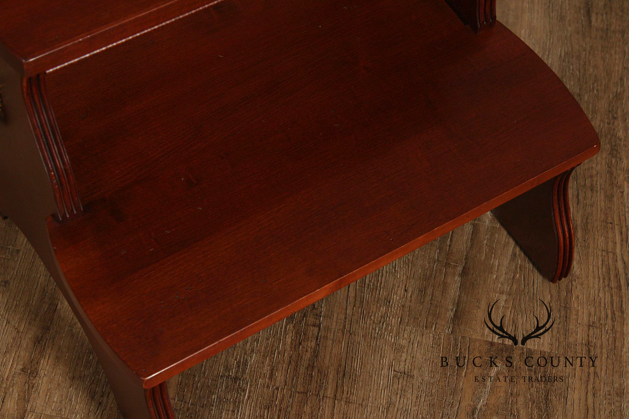 Ethan Allen Regency Style Cherry Bed Steps