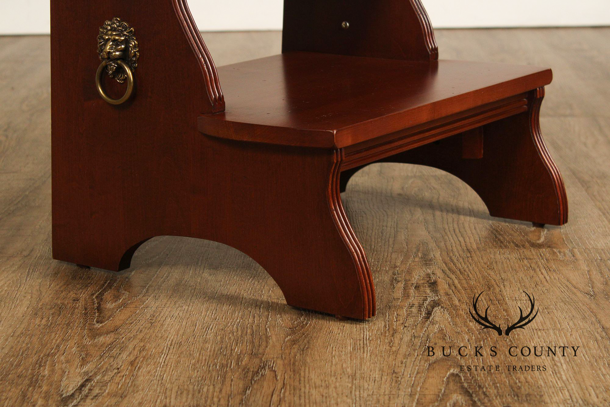 Ethan Allen Regency Style Cherry Bed Steps