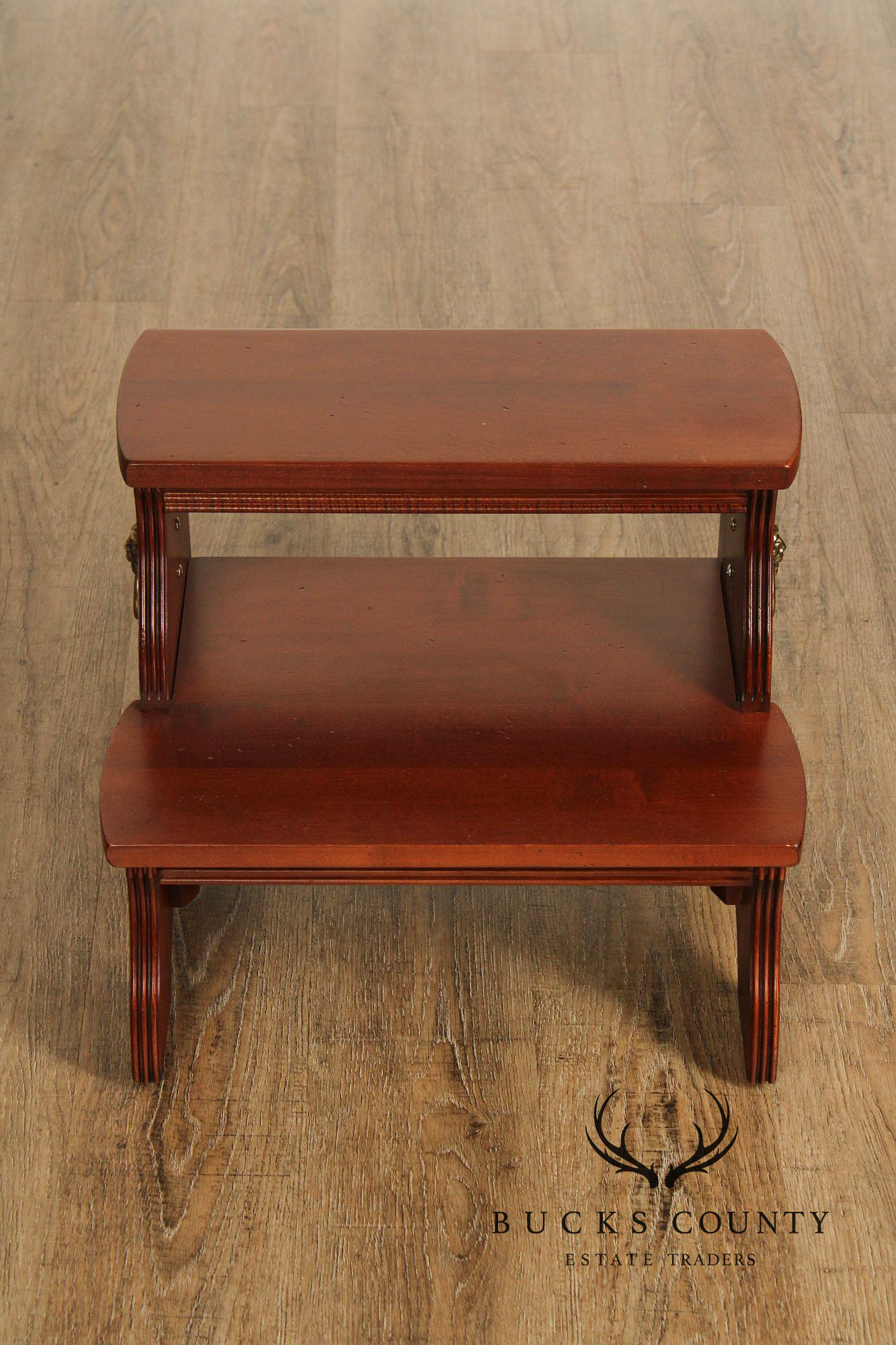 Ethan Allen Regency Style Cherry Bed Steps