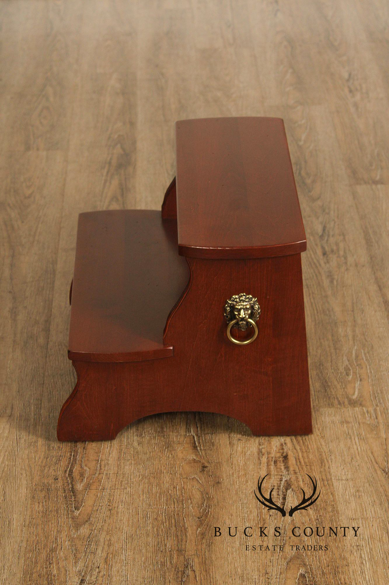 Ethan Allen Regency Style Cherry Bed Steps