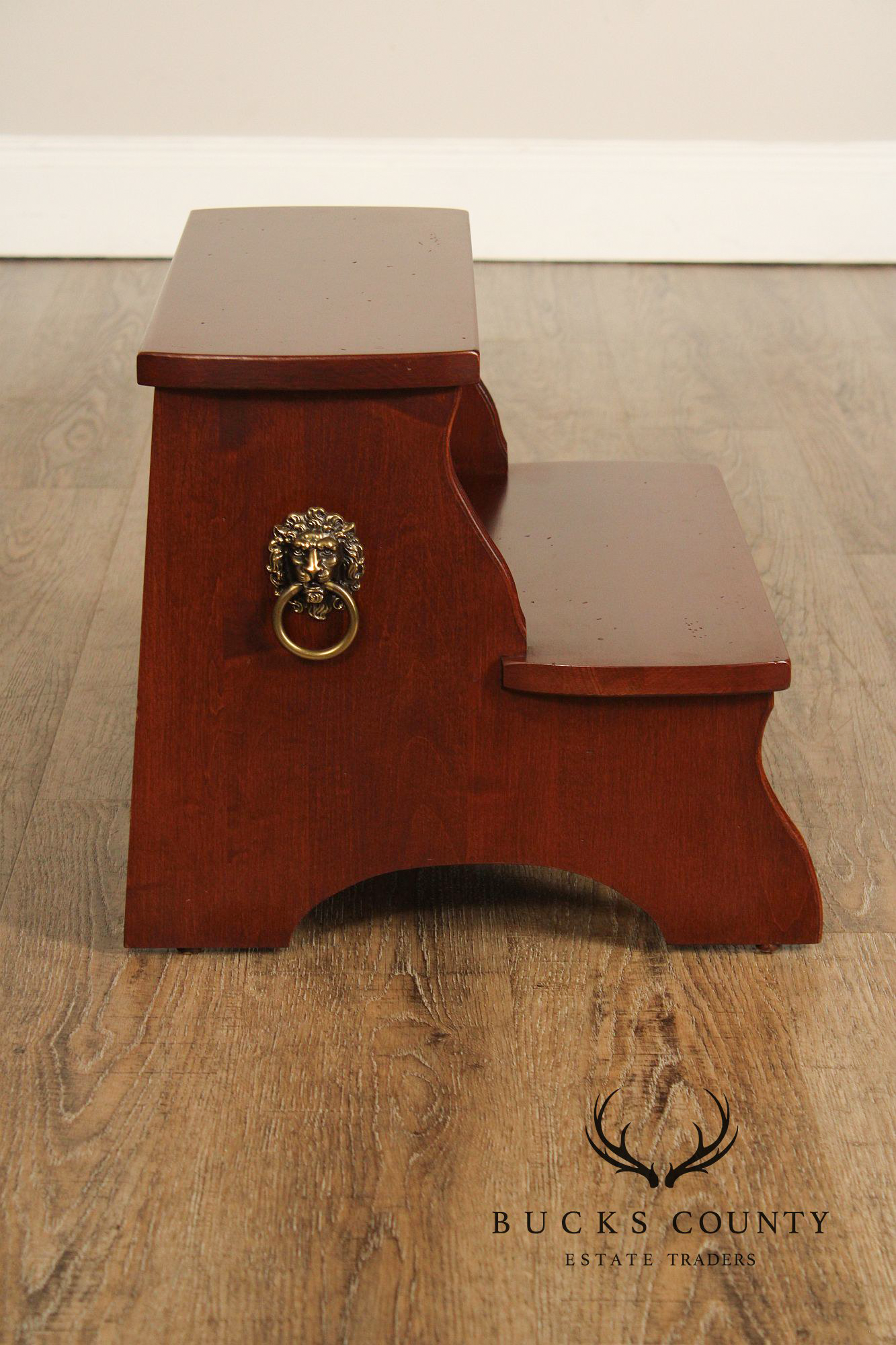 Ethan Allen Regency Style Cherry Bed Steps