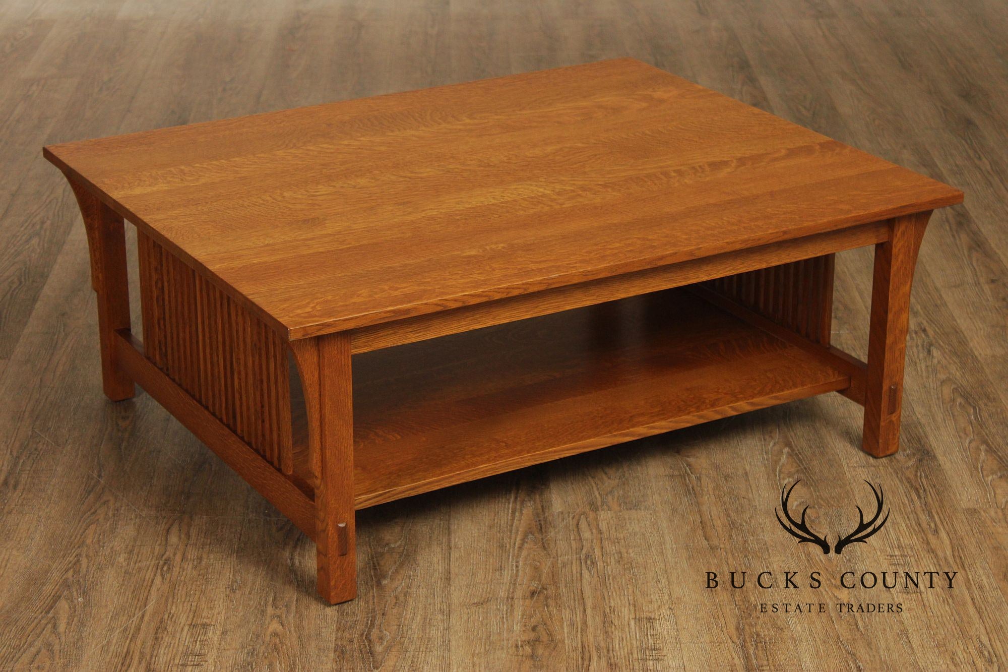Stickley Mission Collection Oak Cocktail Table