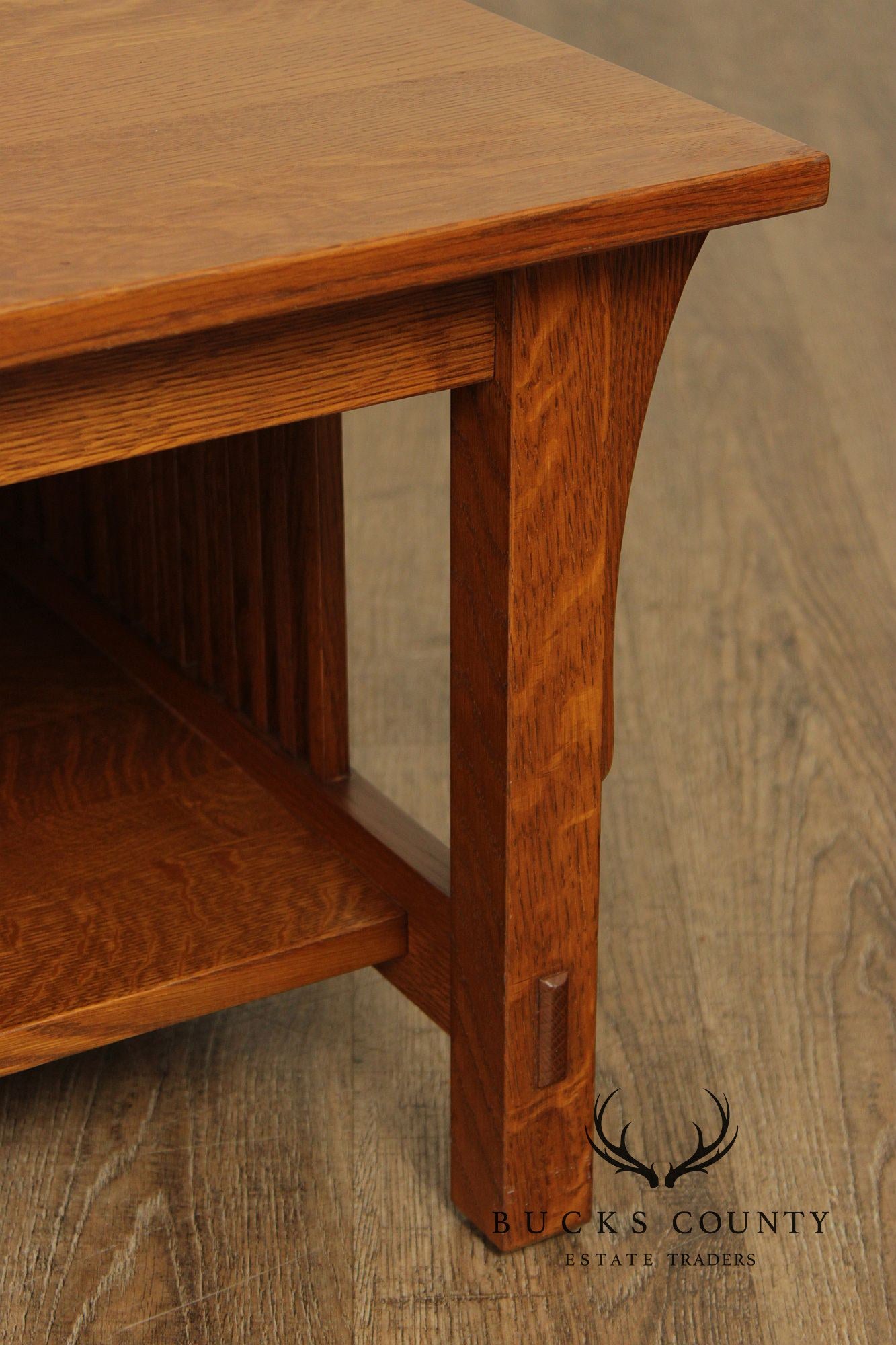 Stickley Mission Collection Oak Cocktail Table