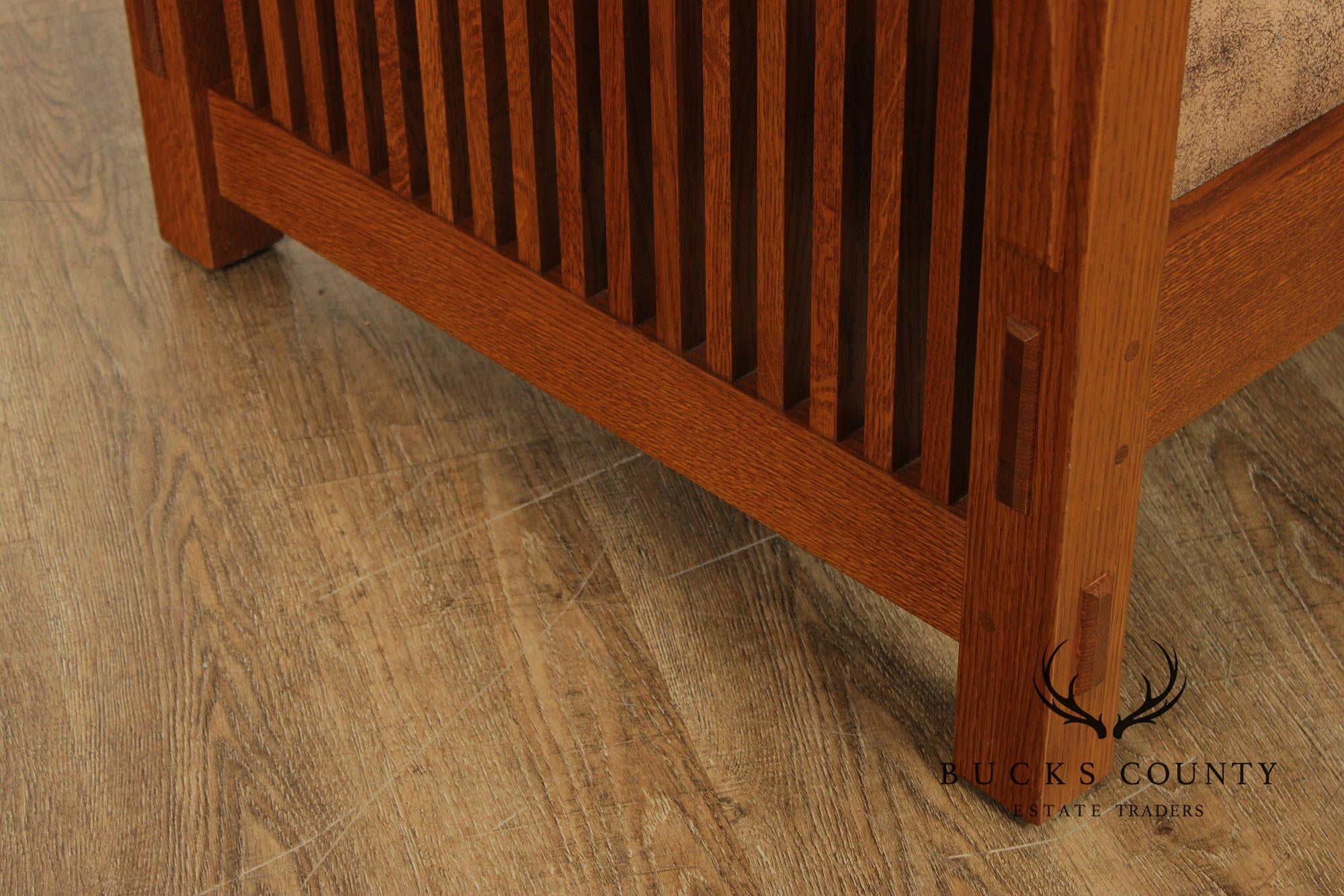 Stickley Mission Collection Oak Spindle Morris Chair