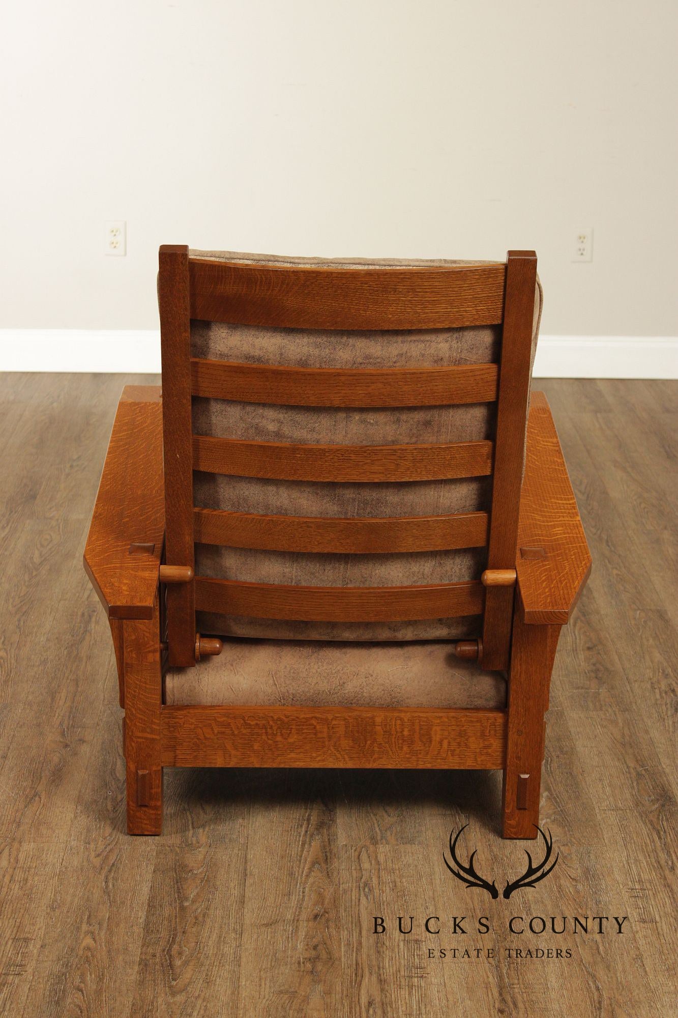 Stickley Mission Collection Oak Spindle Morris Chair