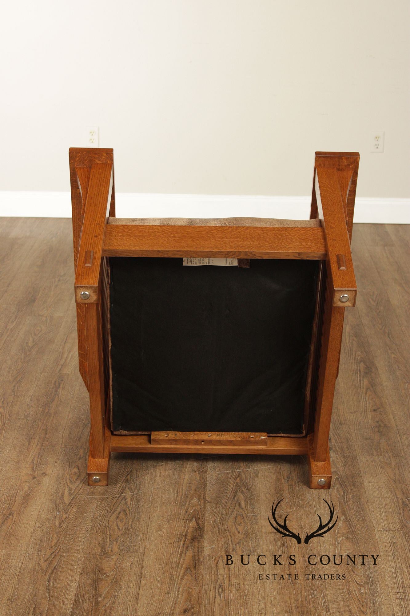 Stickley Mission Collection Oak Spindle Morris Chair