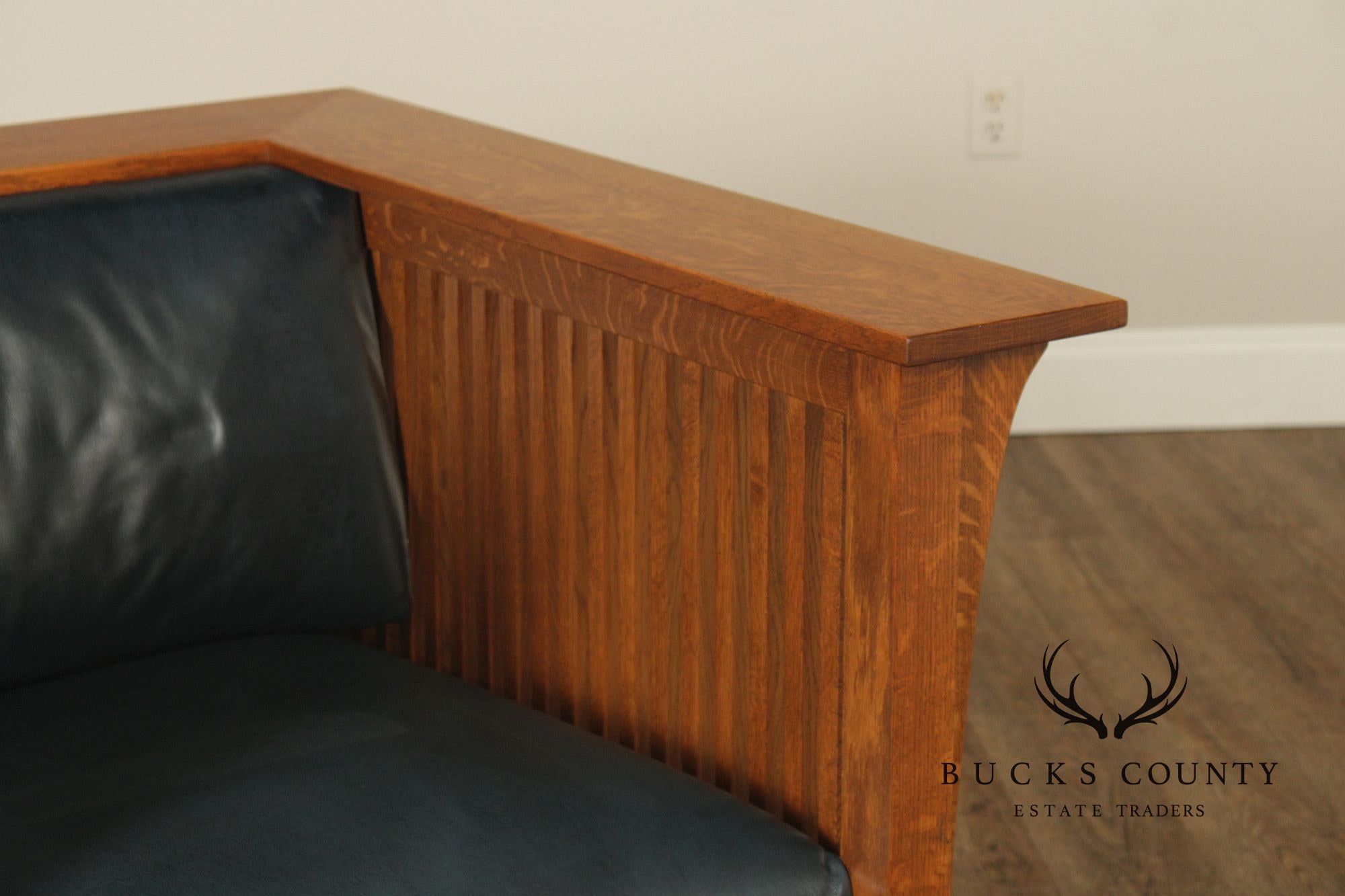 Stickley Mission Collection Oak Spindle Prairie Chair