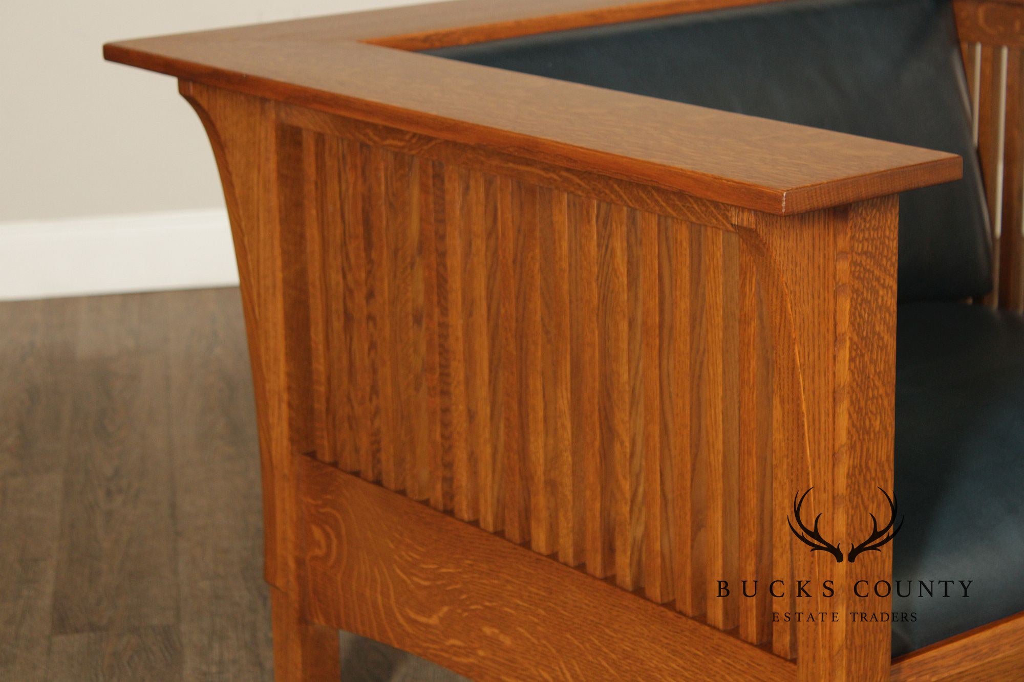 Stickley Mission Collection Oak Spindle Prairie Chair