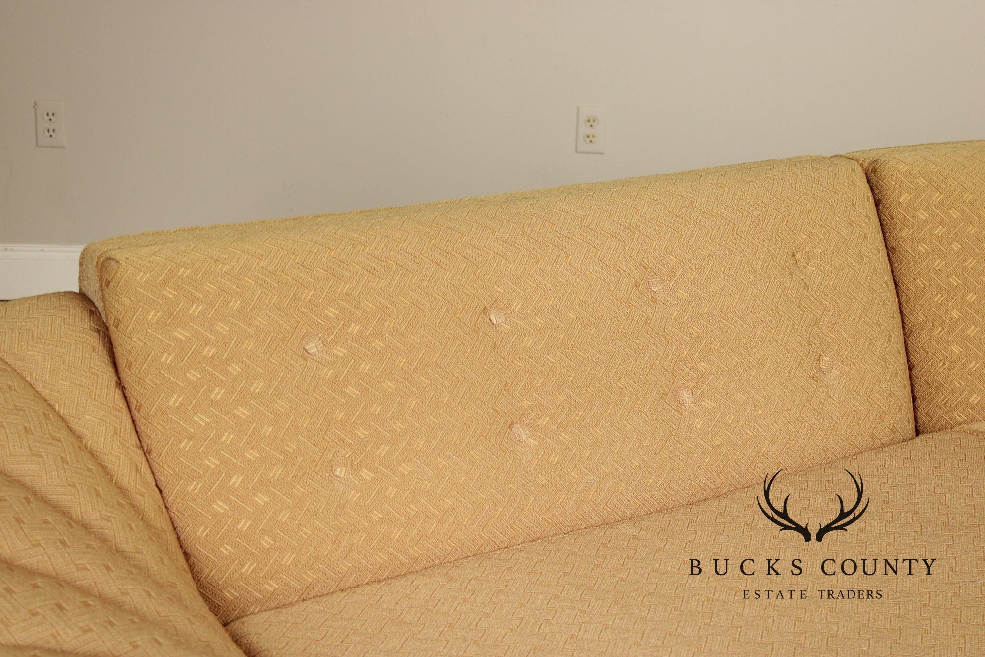 Mid Century Modern Curved Sectional Sofa