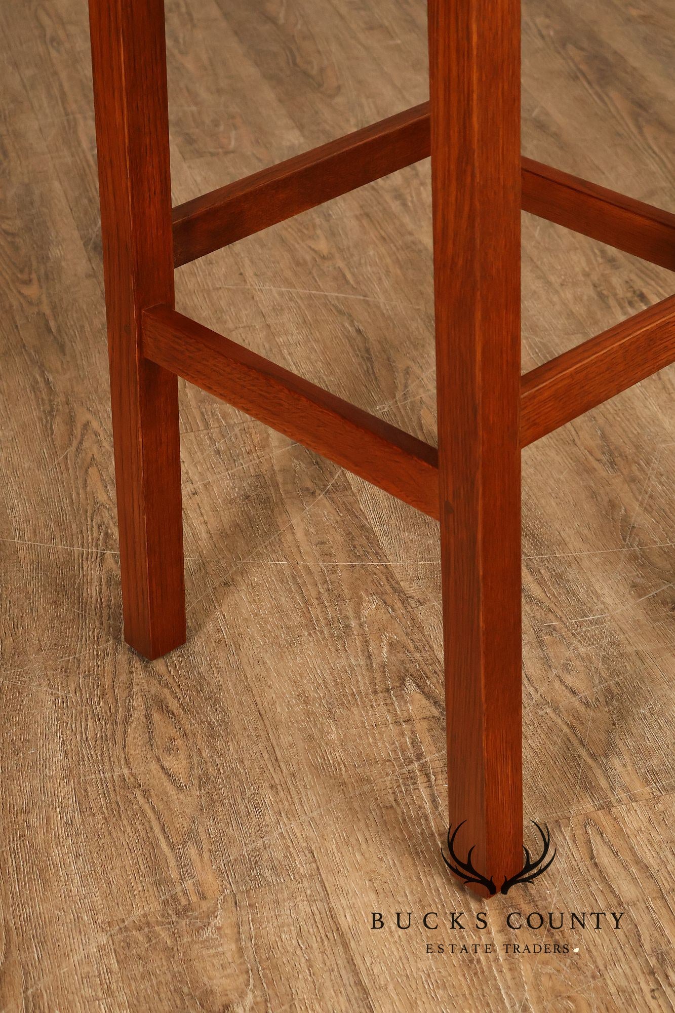 Stickley Mission Collection Oak Backless Stool