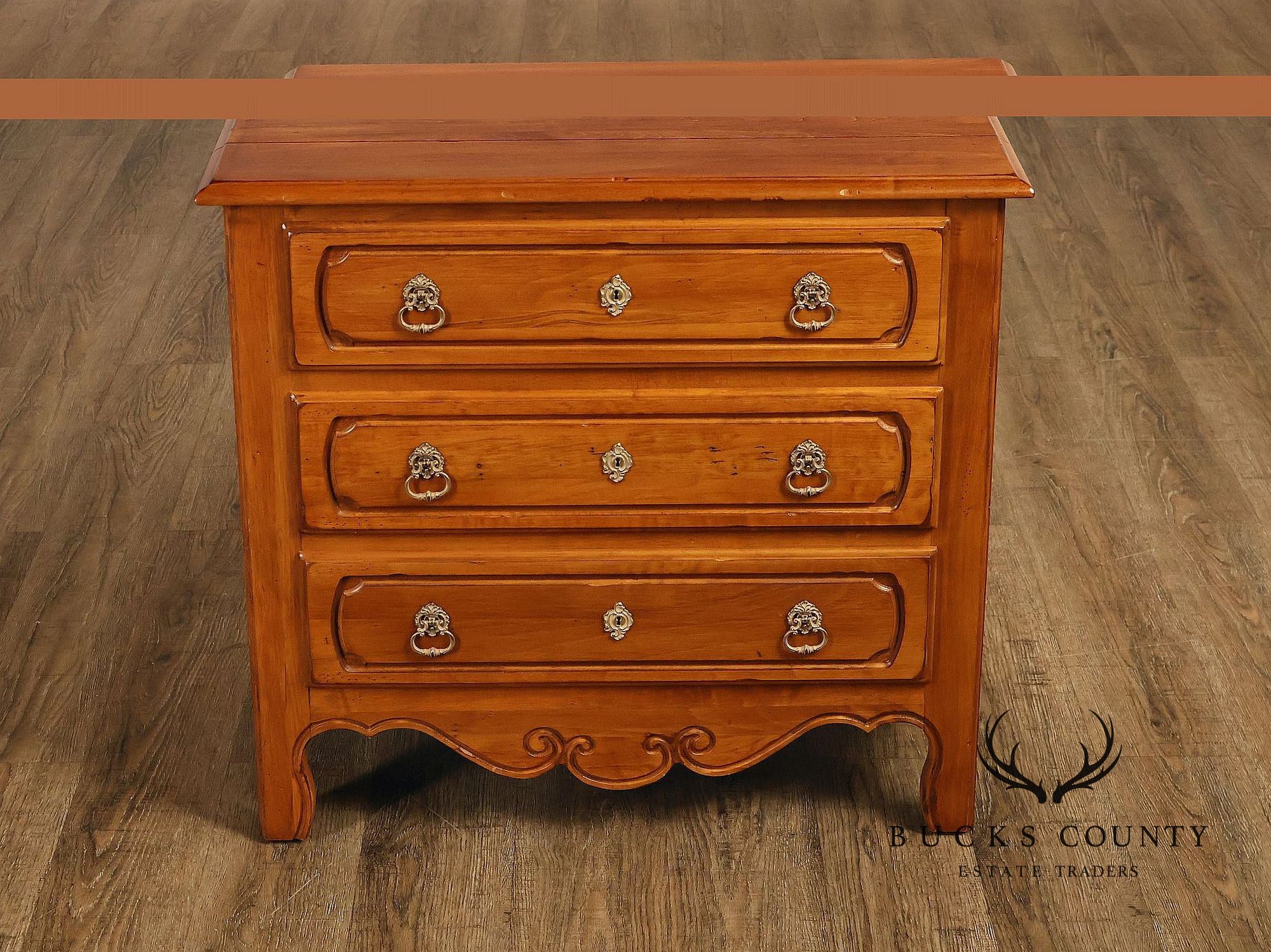 Ethan Allen 'Legacy' French Country Style Pair of Nightstands
