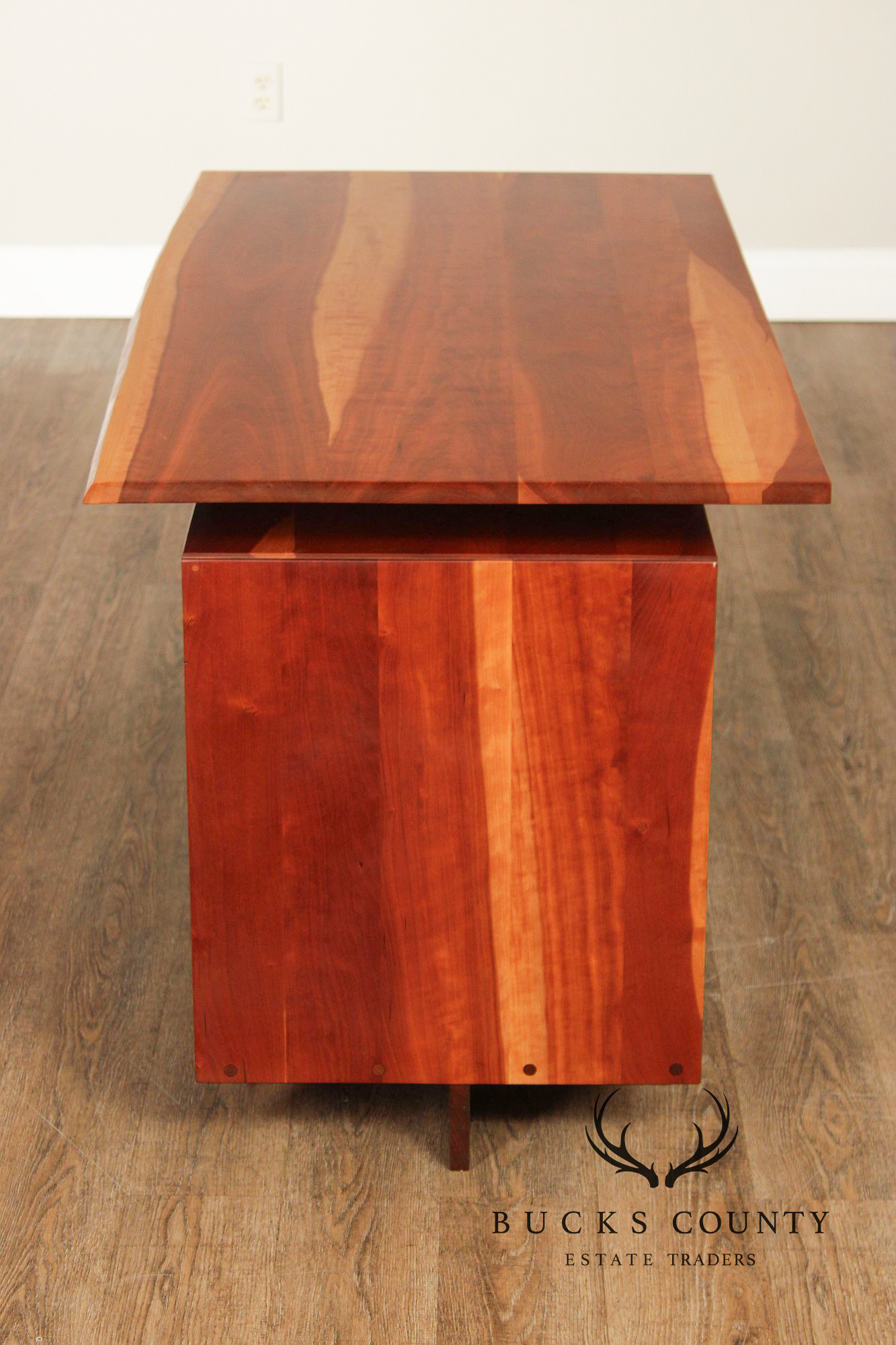 George Nakashima Single Pedestal Cherry Writing Desk
