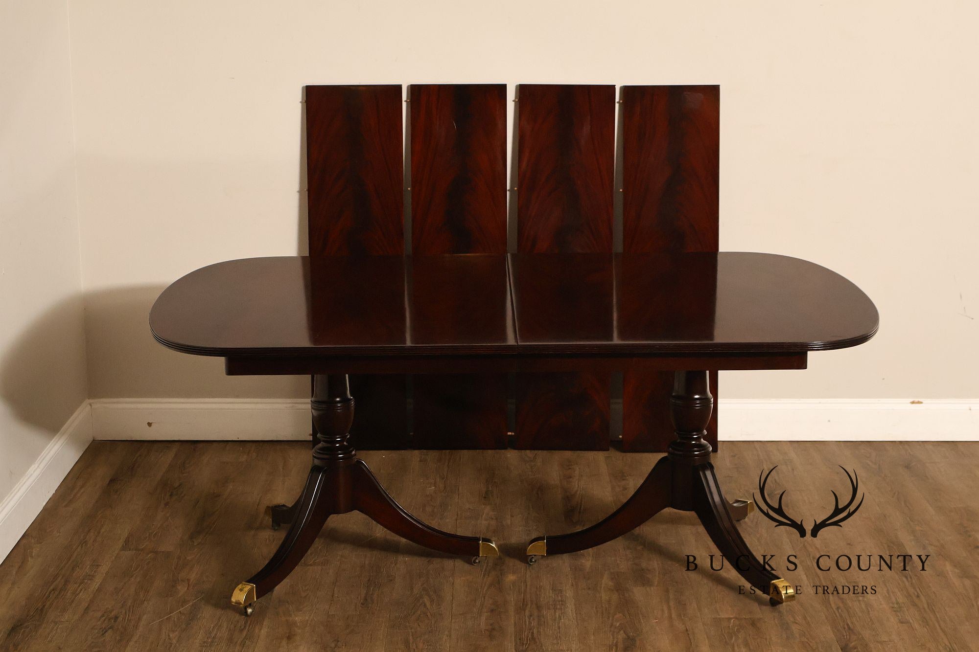 Kindel Double Pedestal Mahogany Dining table