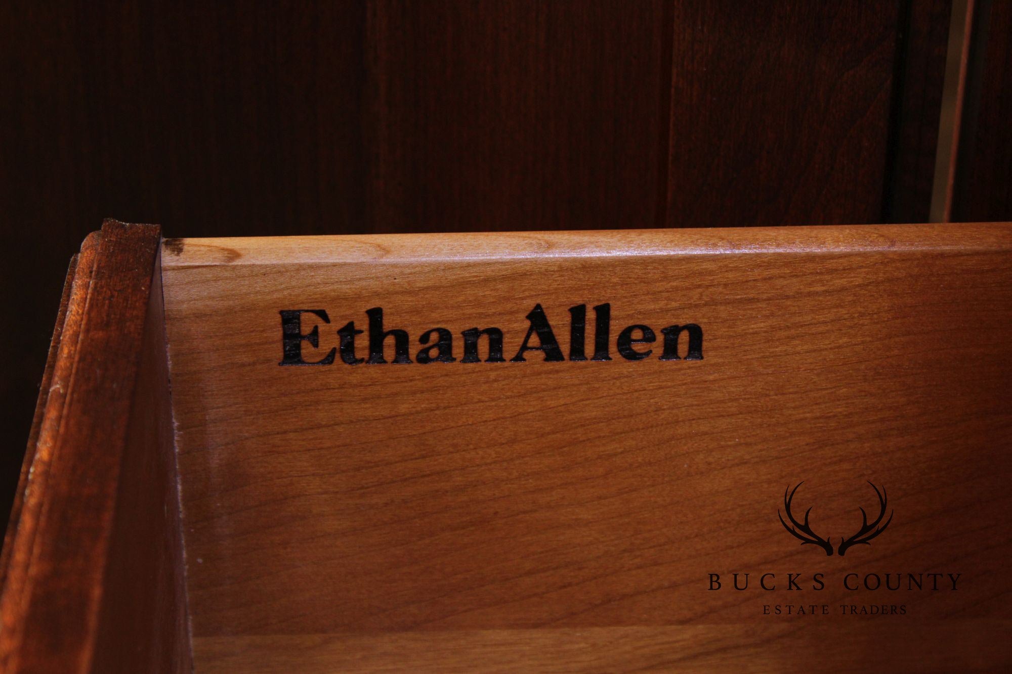 Ethan Allen Georgian Court Collection Cherry Armoire