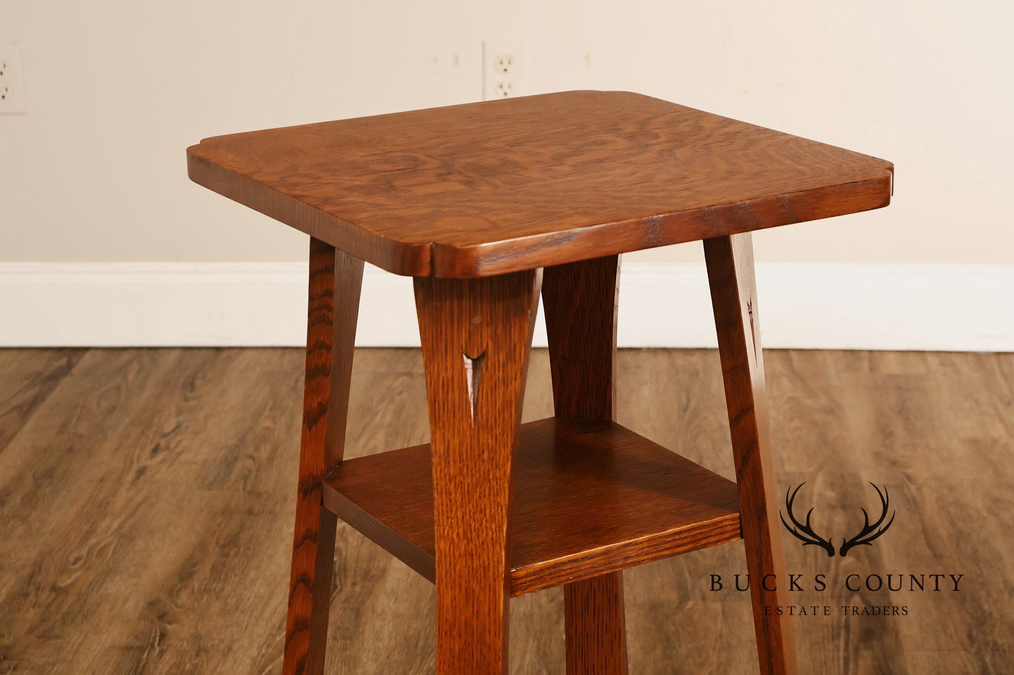 Stickley Mission Collection Tom Jones Oak Drink Stand