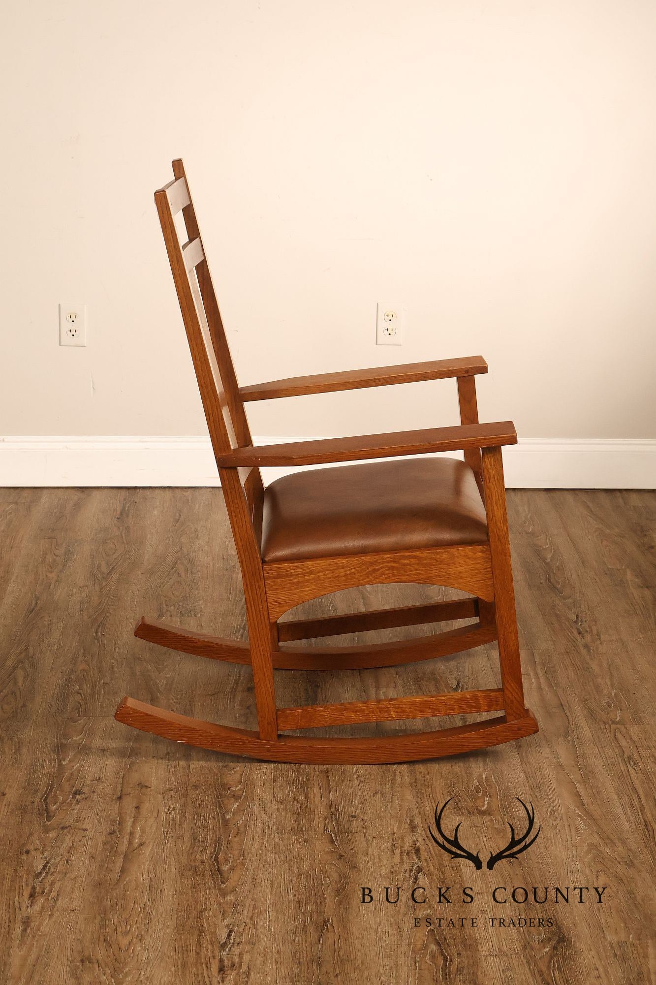 Stickley Mission Collection Harvey Ellis Oak Rocking Chair